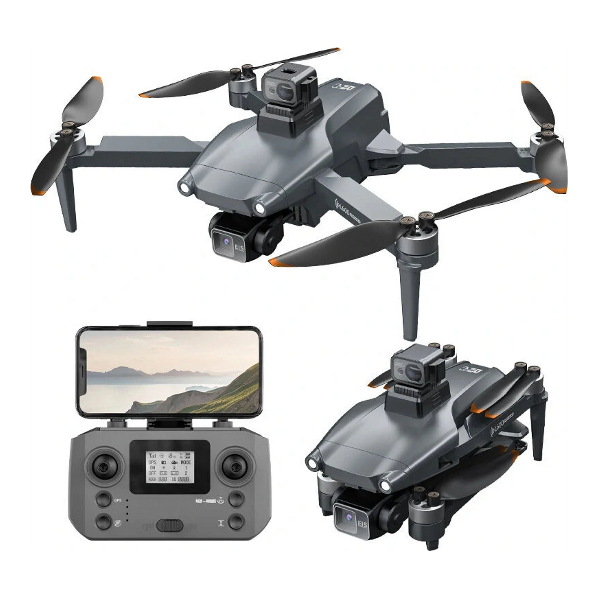 L600 Pro Max 4K GPS drón dupla kamerával import termékfotó Candyland Tata