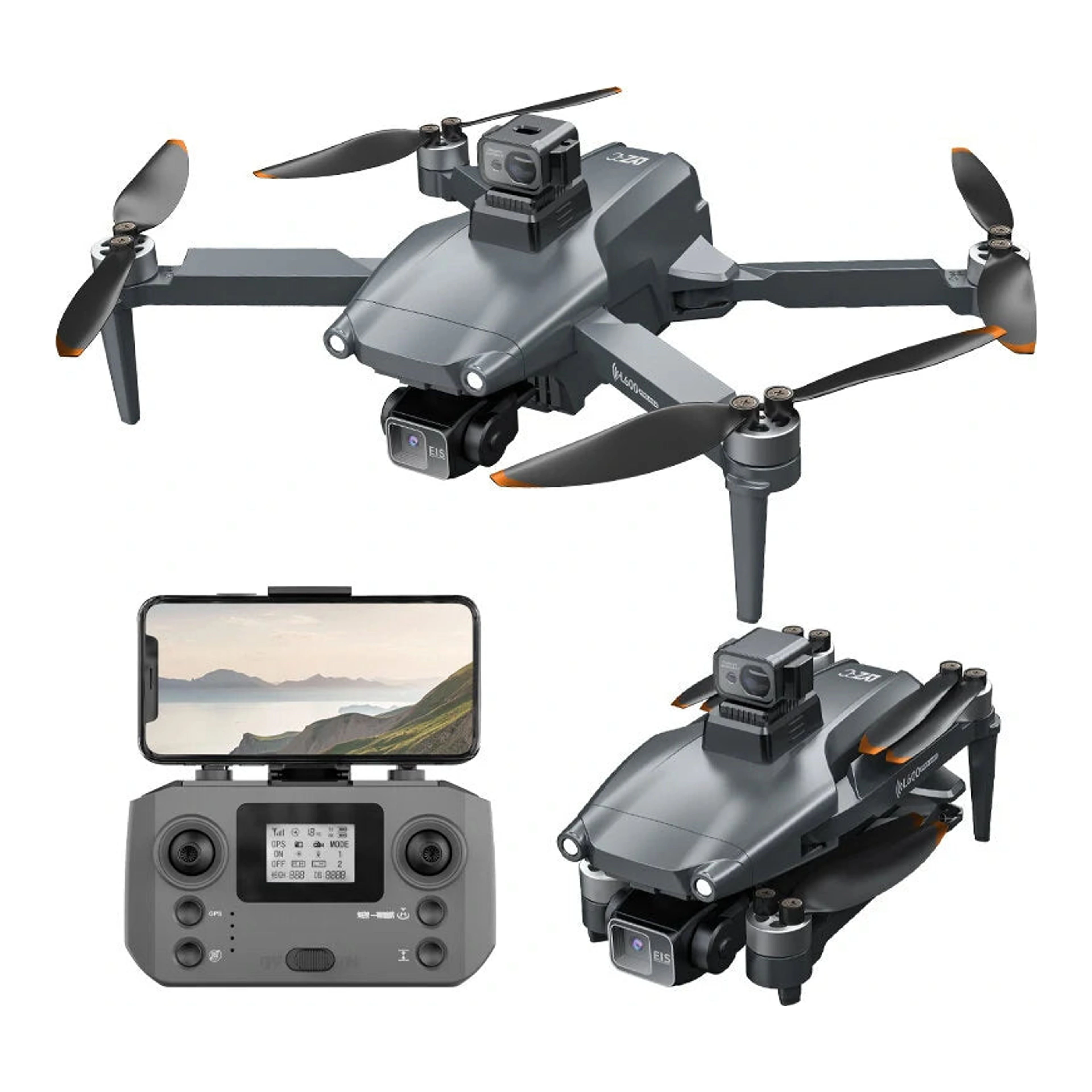 L600 Pro Max 4K GPS drón dupla kamerával import termékfotó Candyland Tata