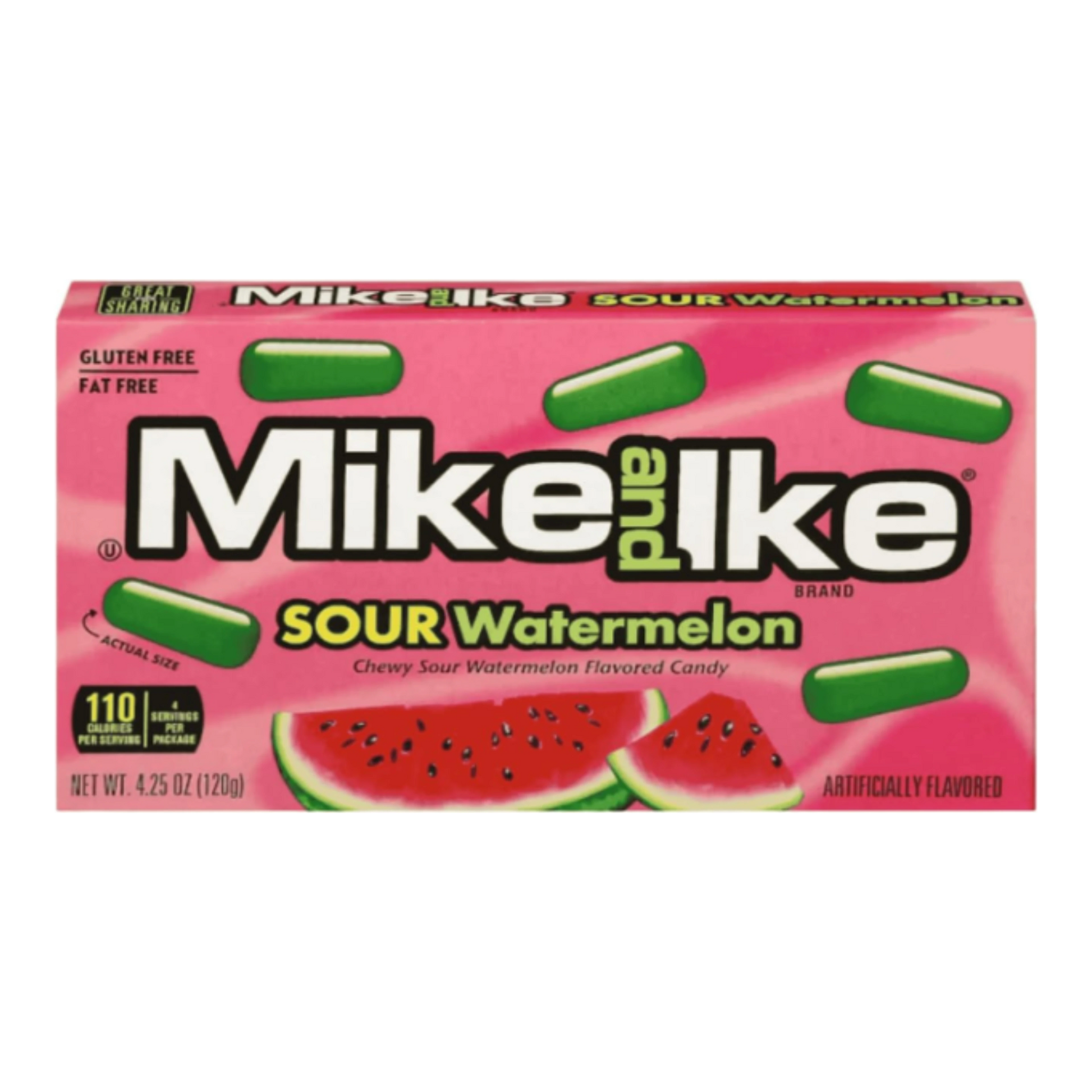 Mike & Ike Sour Watermelon 22 g import termékfotó Candyland Tata