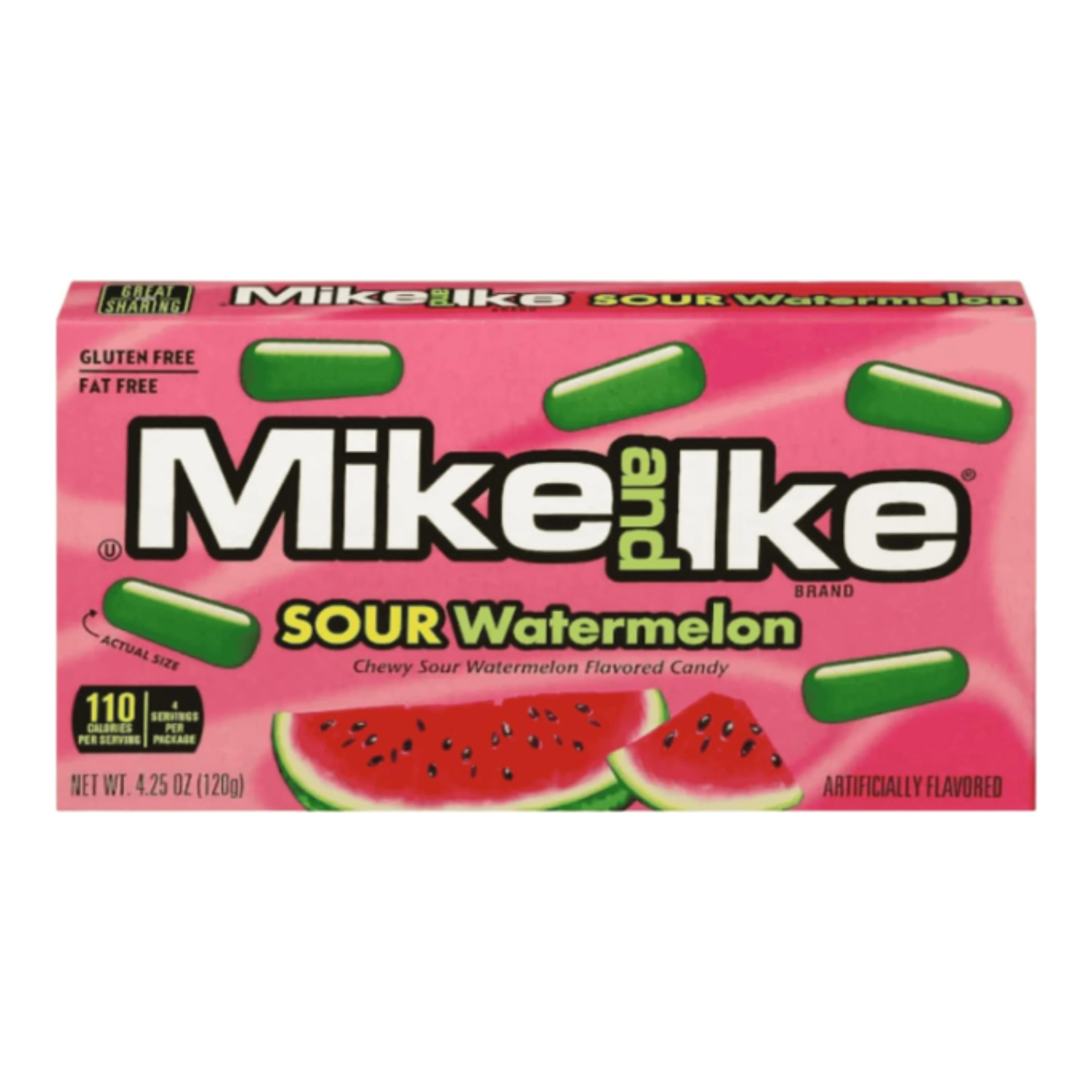 Mike & Ike Sour Watermelon 22 g import termékfotó Candyland Tata