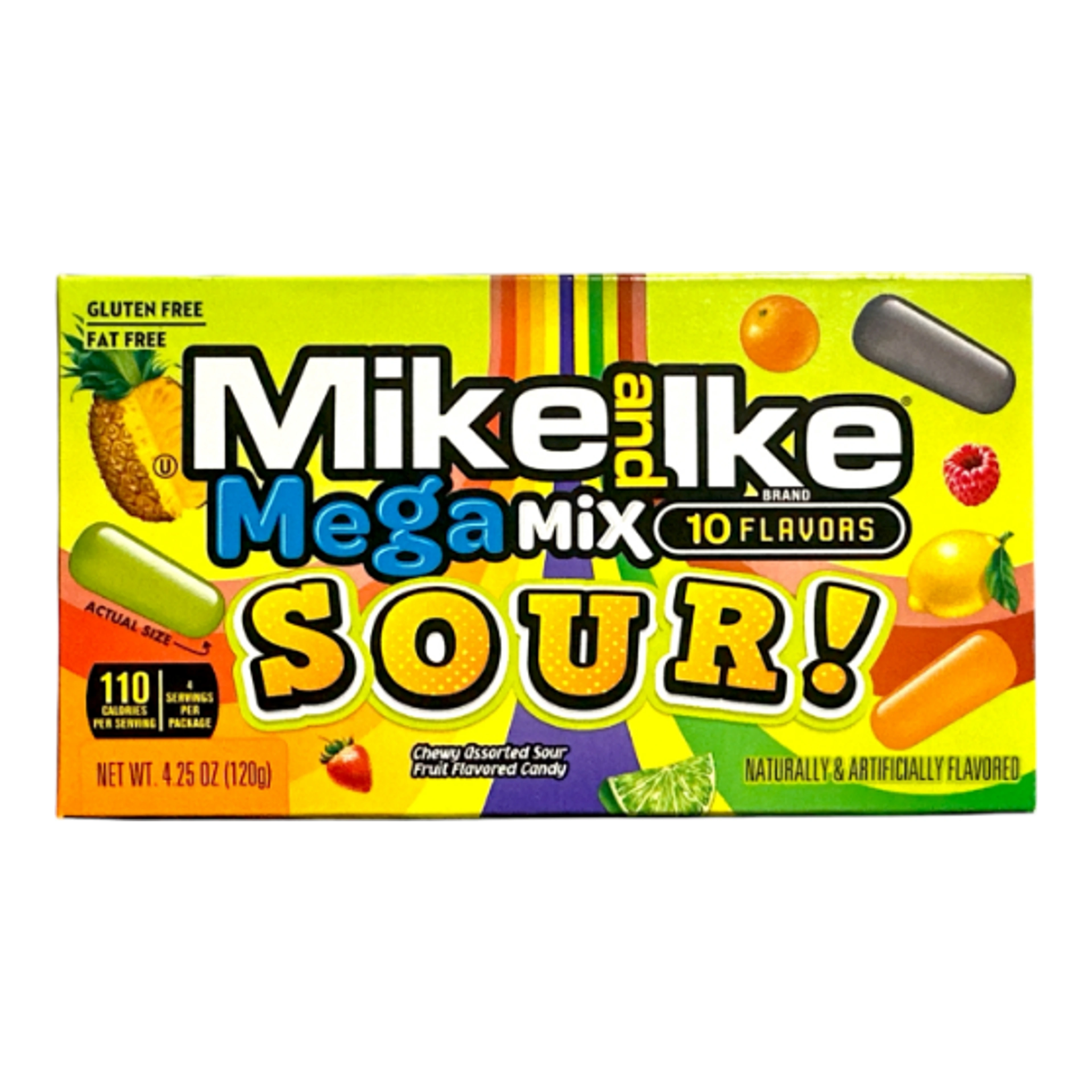 Mike & Ike Mega Mix Sour 120 g import termékfotó Candyland Tata