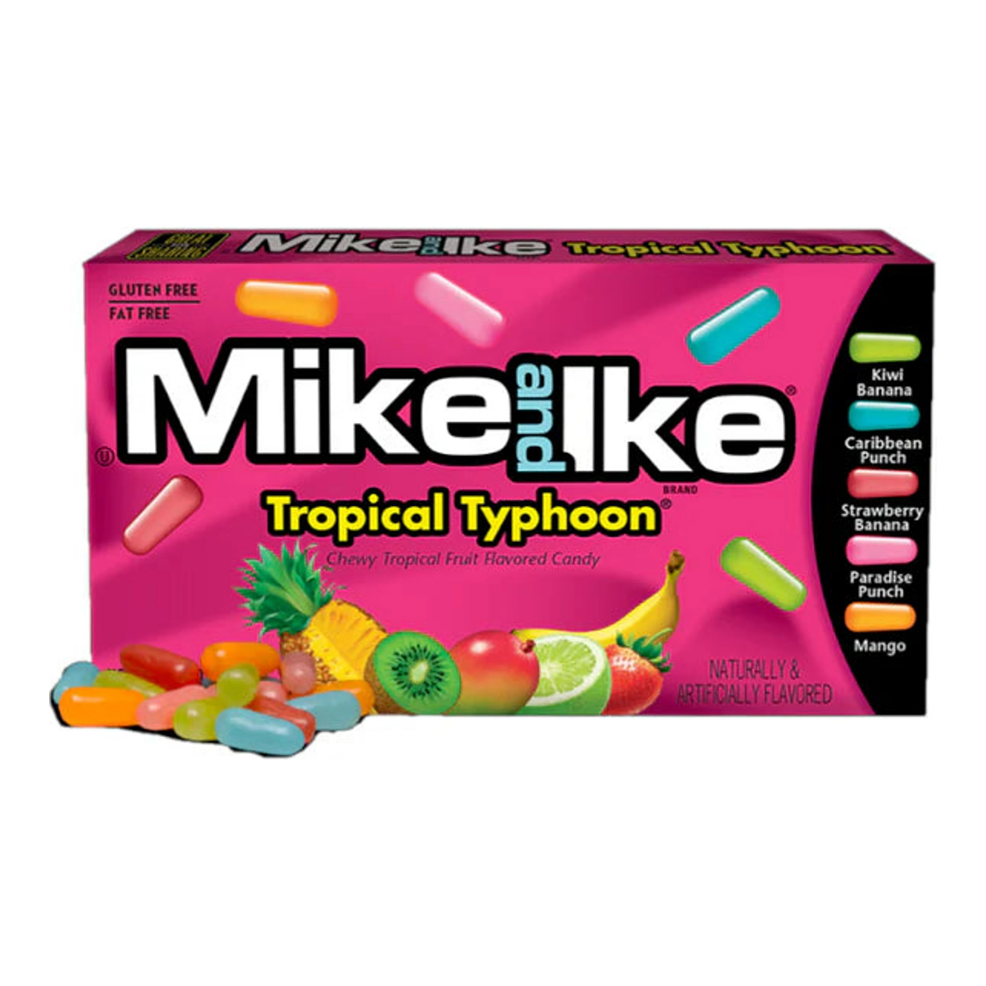 Mike & Ike Tropical Typhoon Theater Box 120 g import termékfotó Candyland Tata