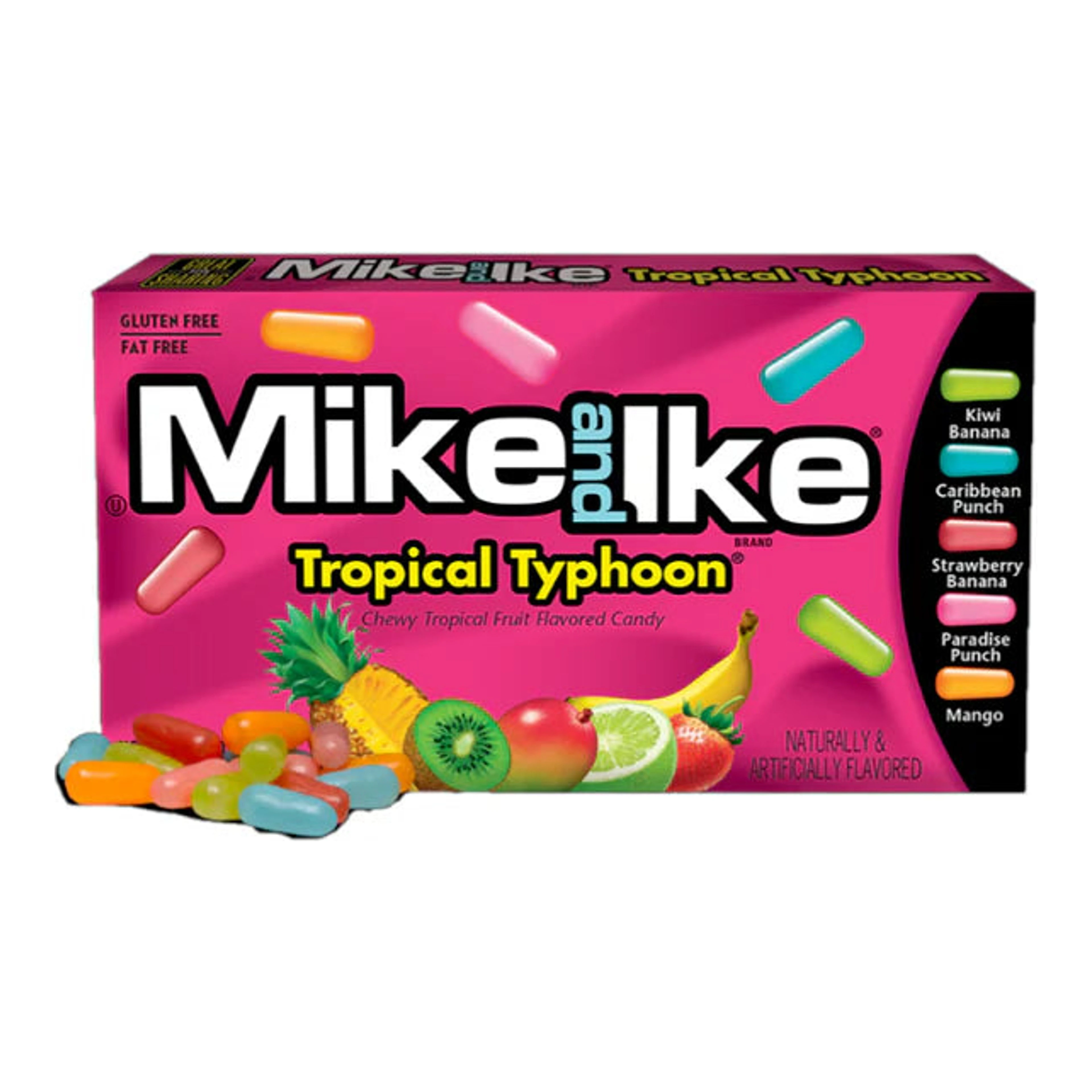 Mike & Ike Tropical Typhoon Theater Box 120 g import termékfotó Candyland Tata