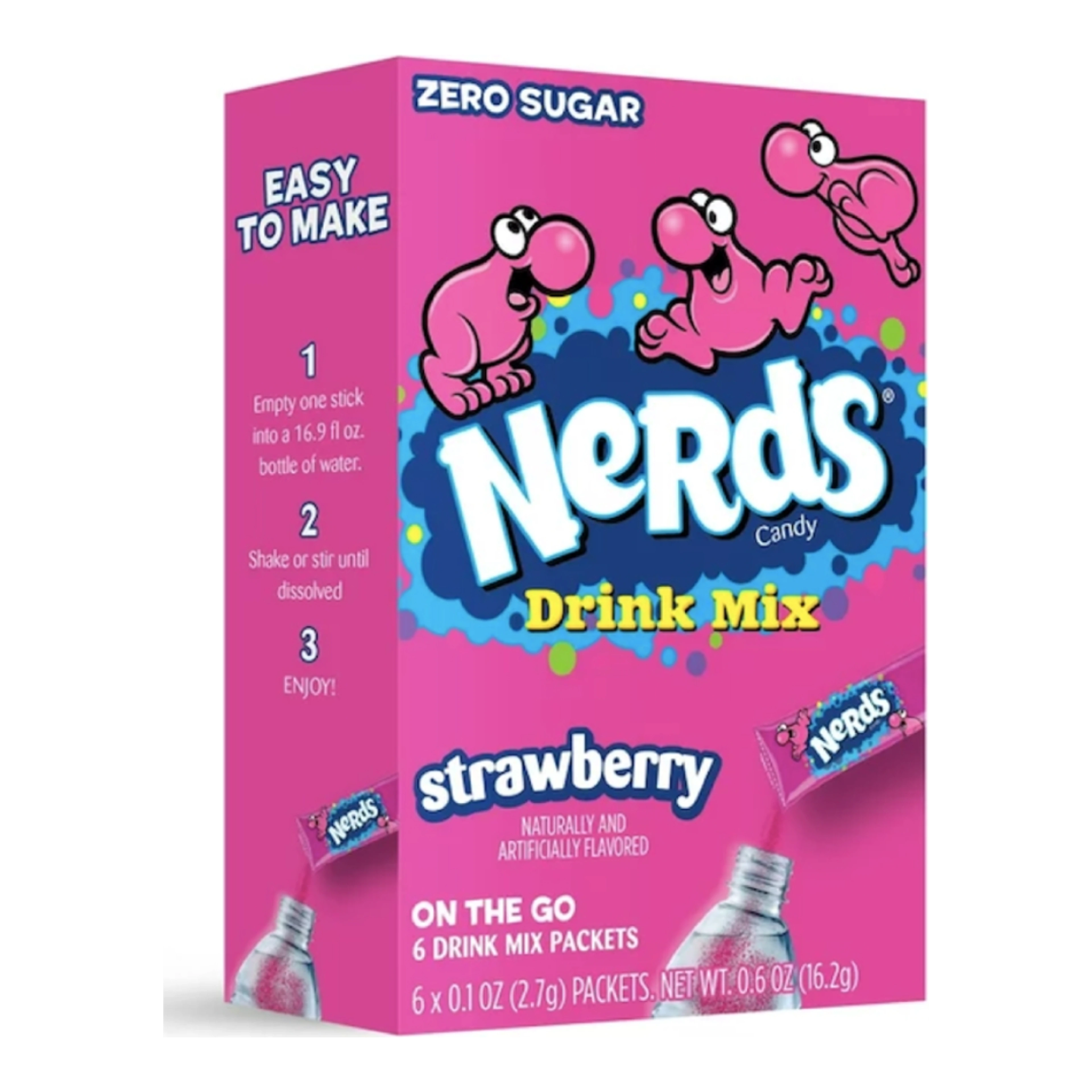 Nerds 2.7 g Strawberry Drink Mix import termékfotó Candyland Tata