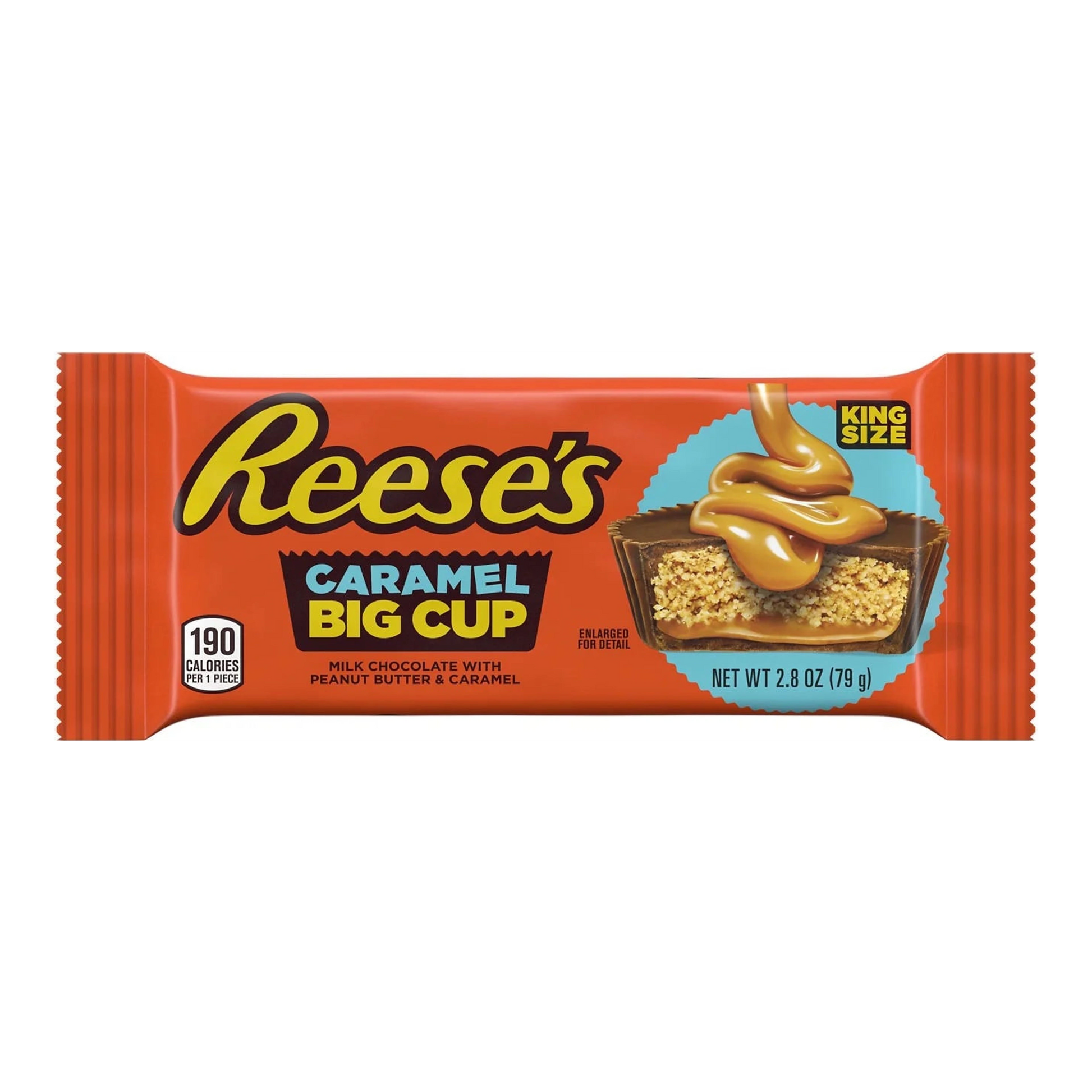 Reese’s Caramel Big Cup 79 g - Mogyoróvajas csoki karamell töltettel import termékfotó Candyland Tata