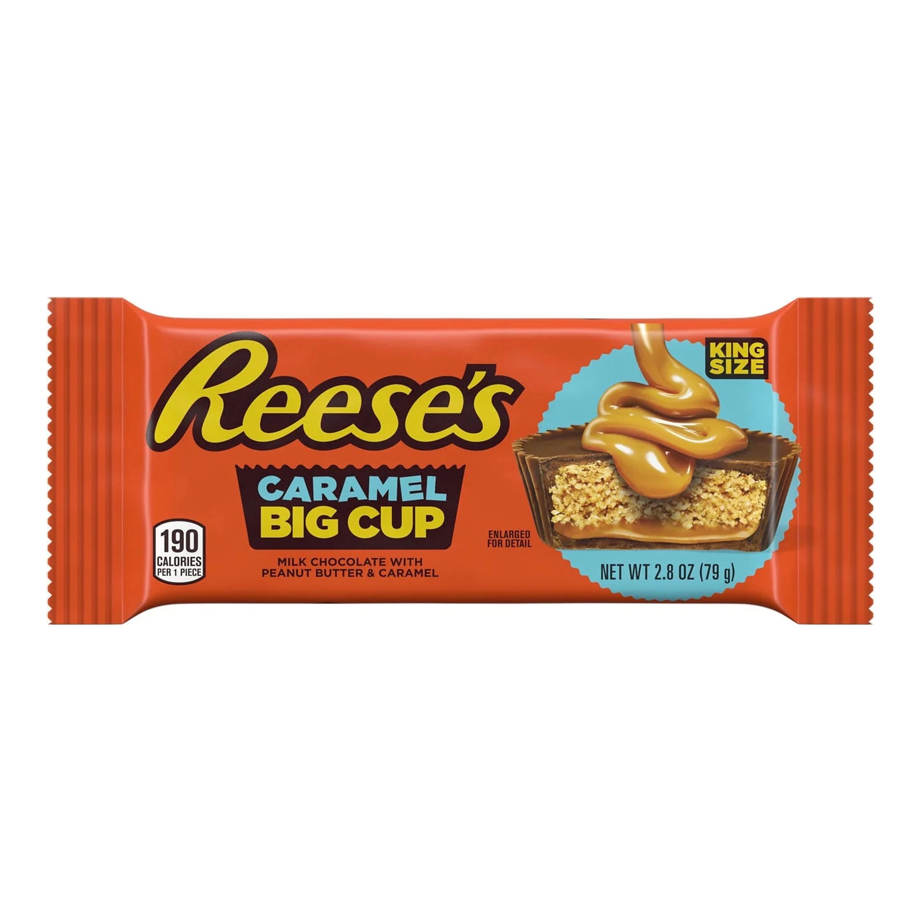 Reese’s Caramel Big Cup 79 g - Mogyoróvajas csoki karamell töltettel import termékfotó Candyland Tata