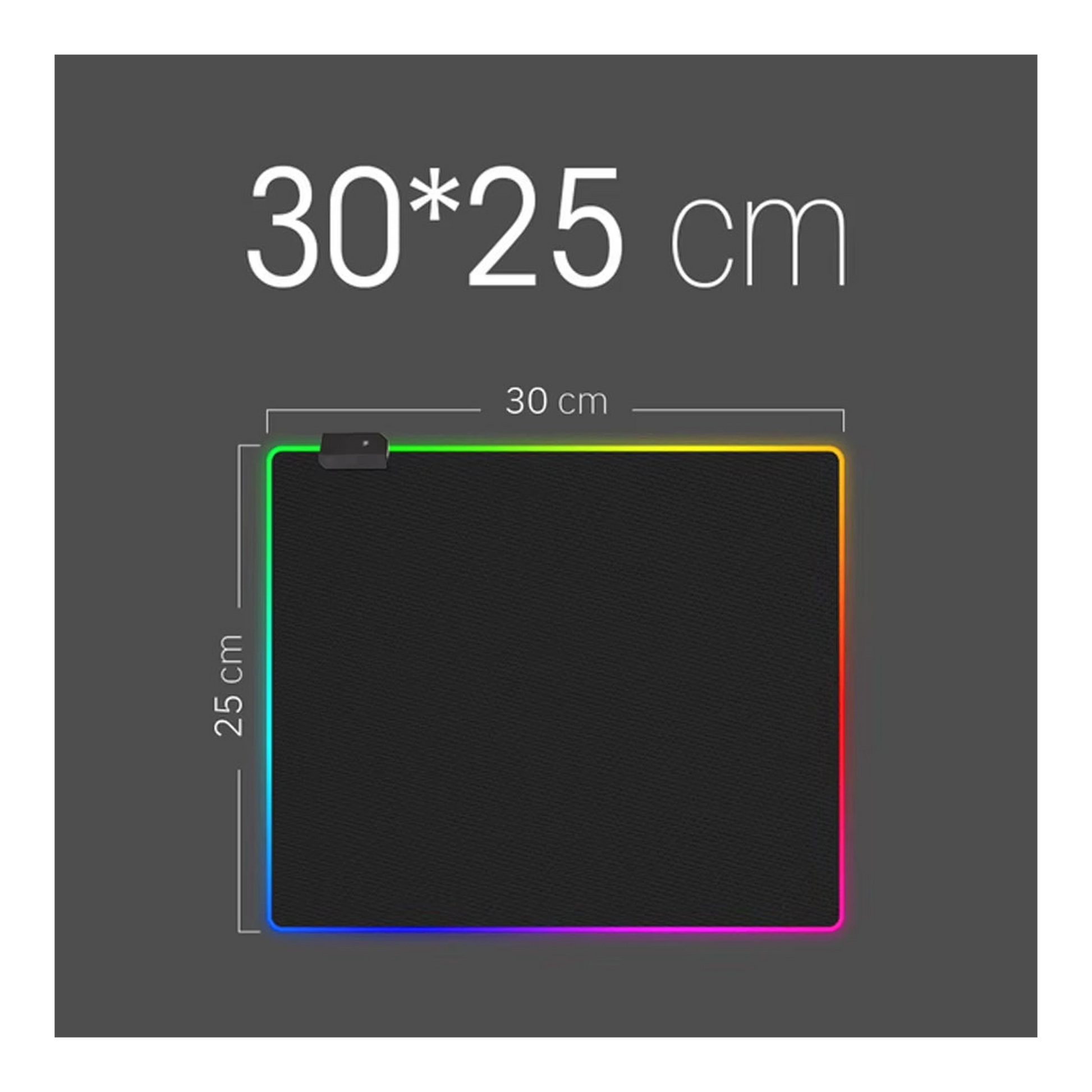 RGB gamer egérpad LED világítással import termékfotó Candyland Tata