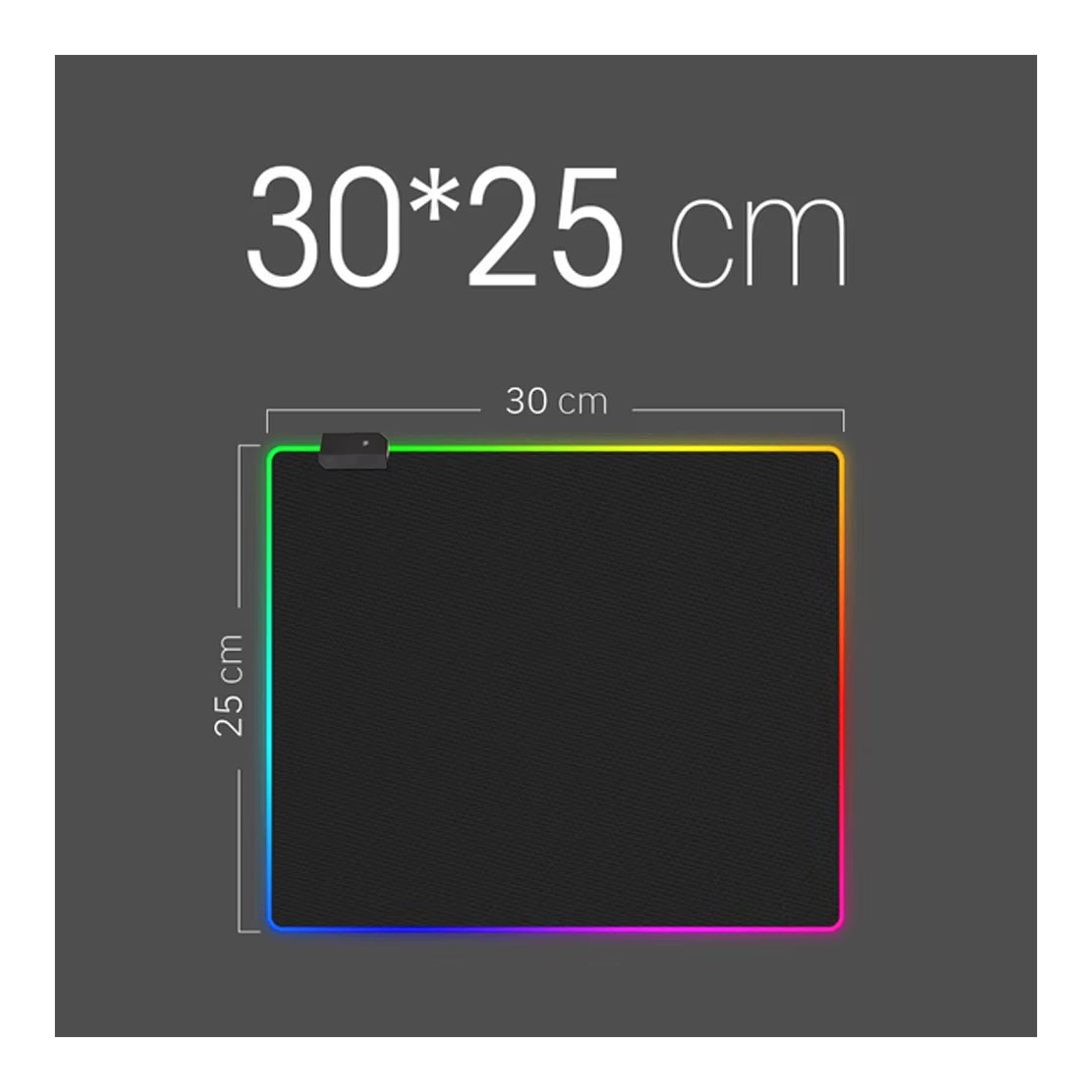 RGB gamer egérpad LED világítással import termékfotó Candyland Tata
