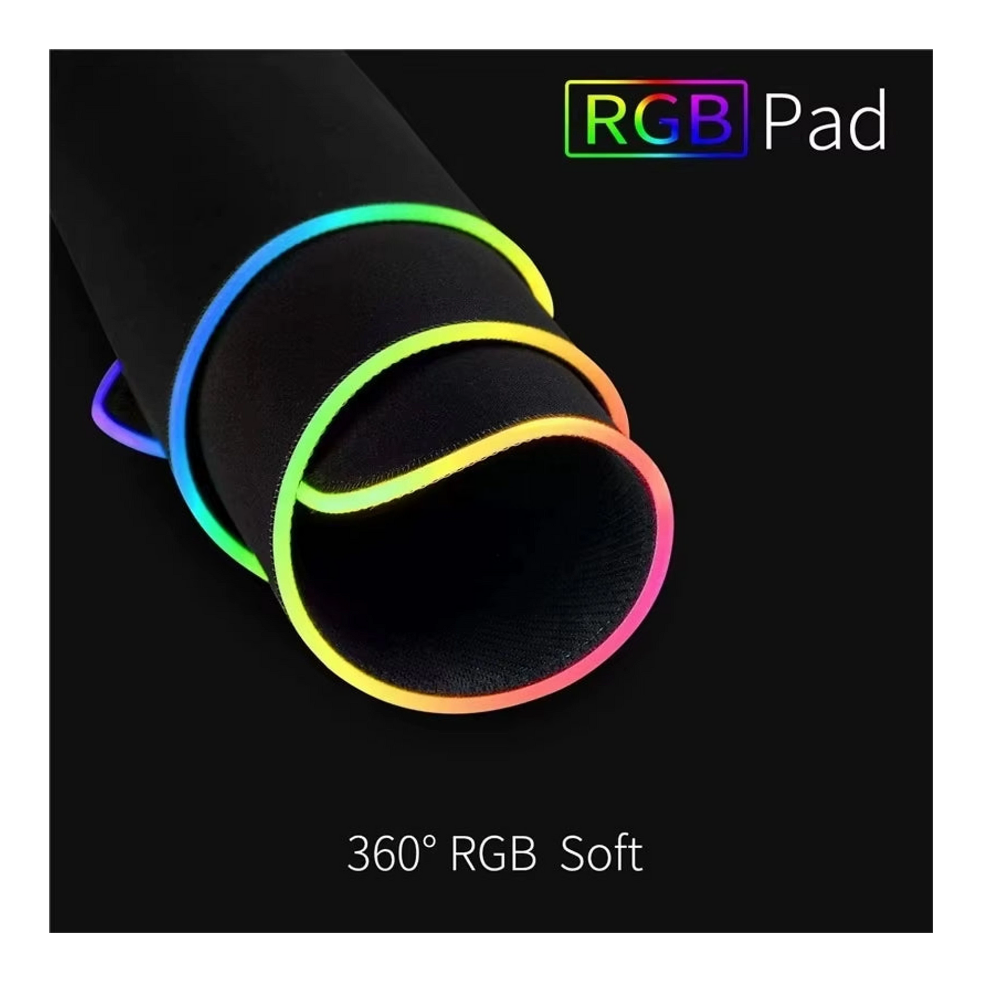RGB gamer egérpad LED világítással import termékfotó Candyland Tata - 5. kép