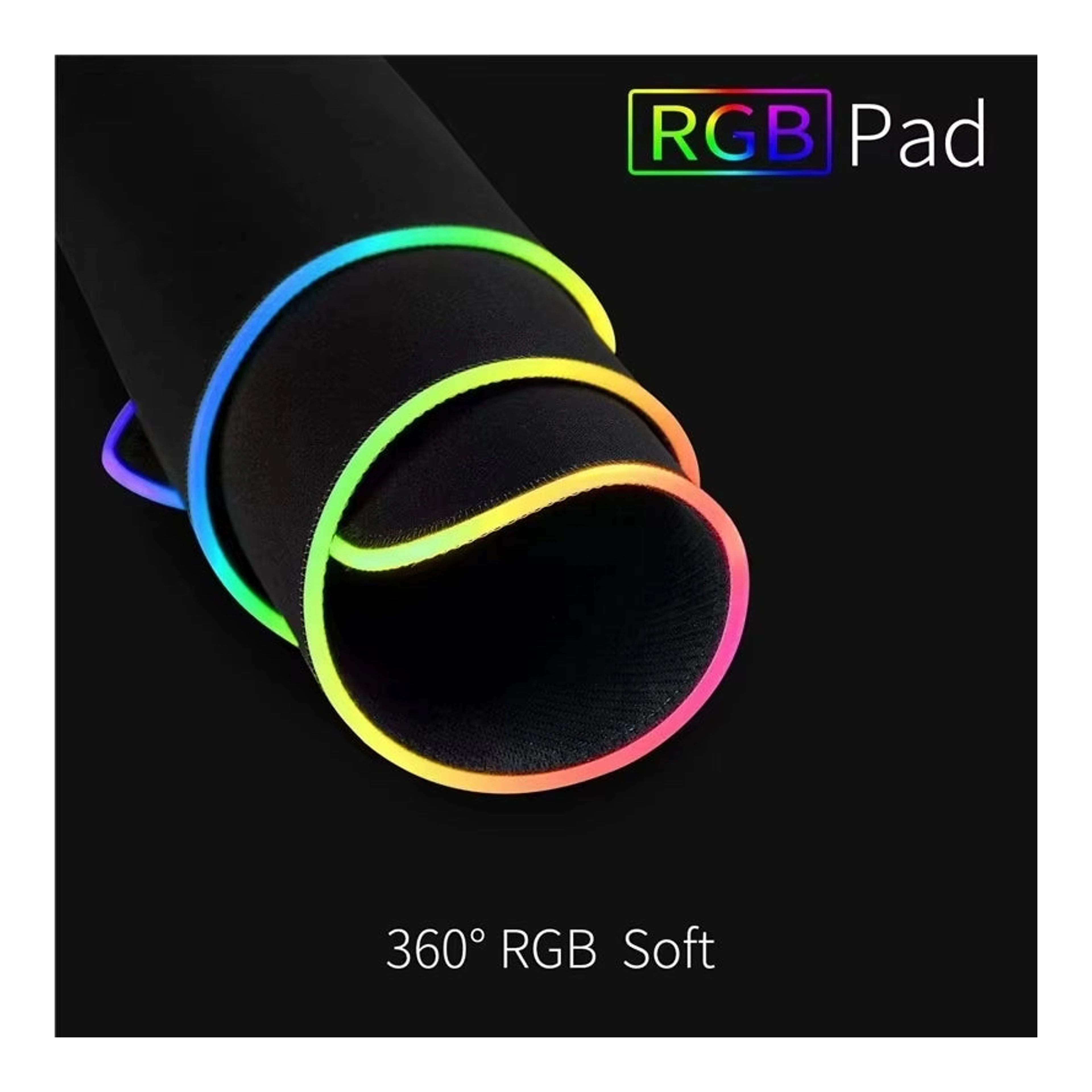 RGB gamer egérpad LED világítással import termékfotó Candyland Tata - 5. kép