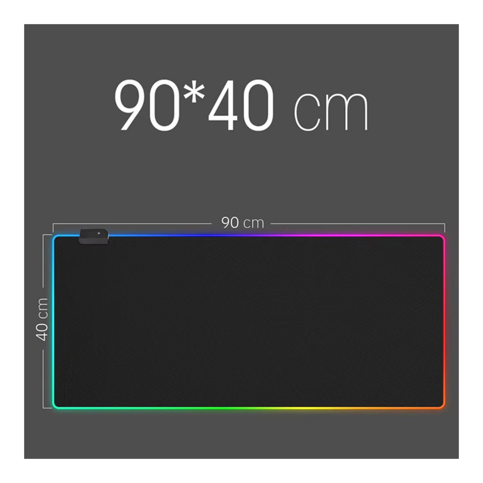 RGB gamer egérpad LED világítással import termékfotó Candyland Tata - 8. kép