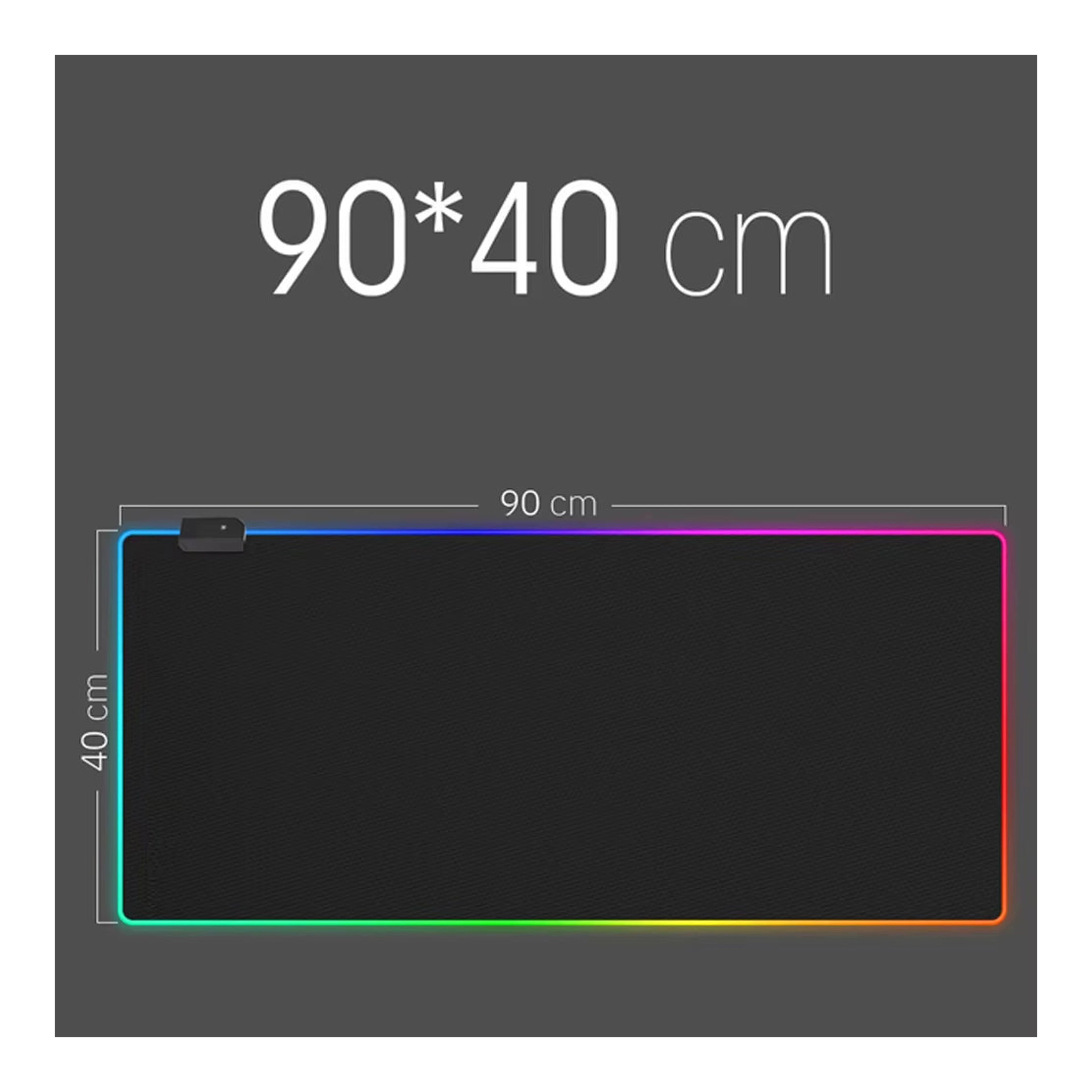 RGB gamer egérpad LED világítással import termékfotó Candyland Tata - 8. kép