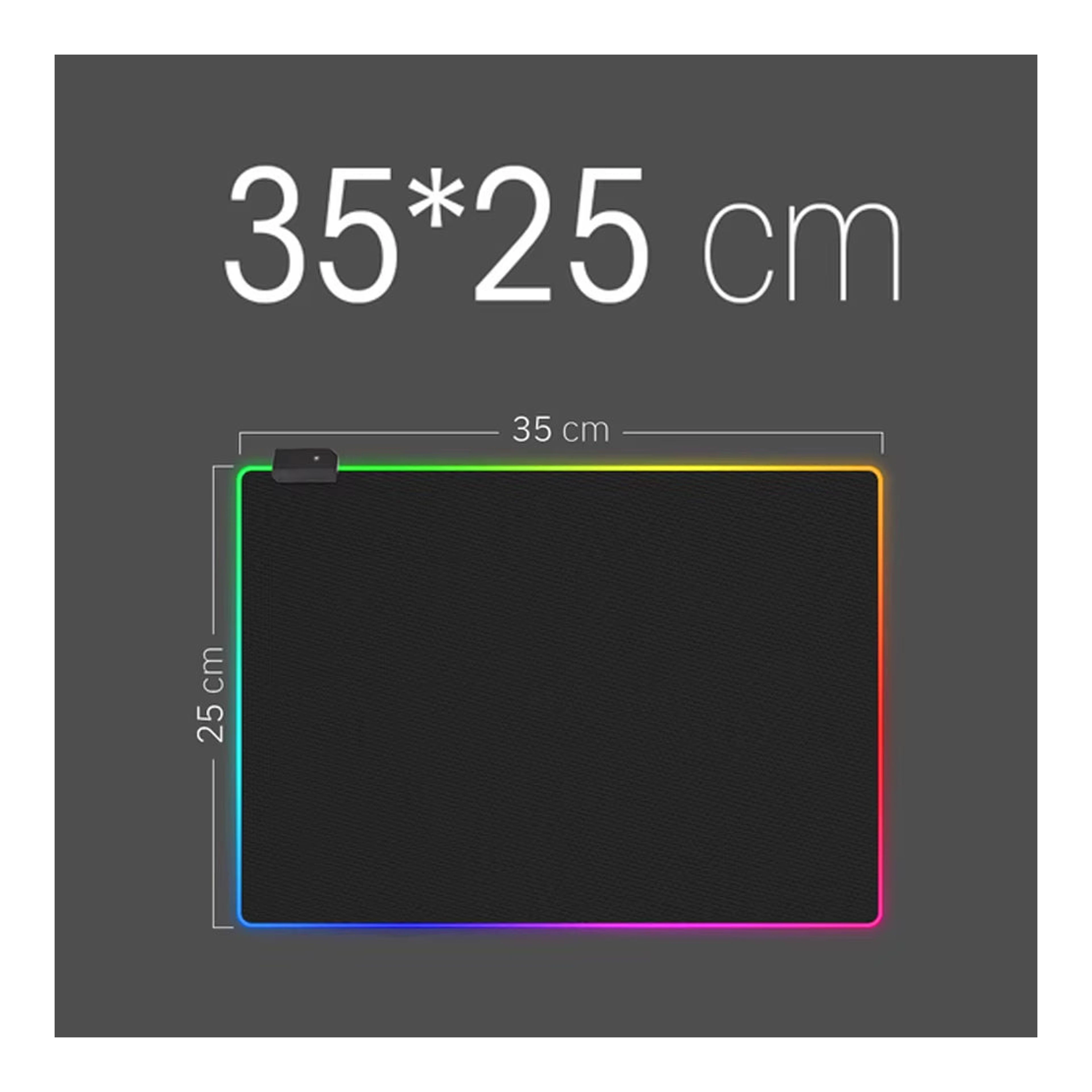 RGB gamer egérpad LED világítással import termékfotó Candyland Tata - 10. kép