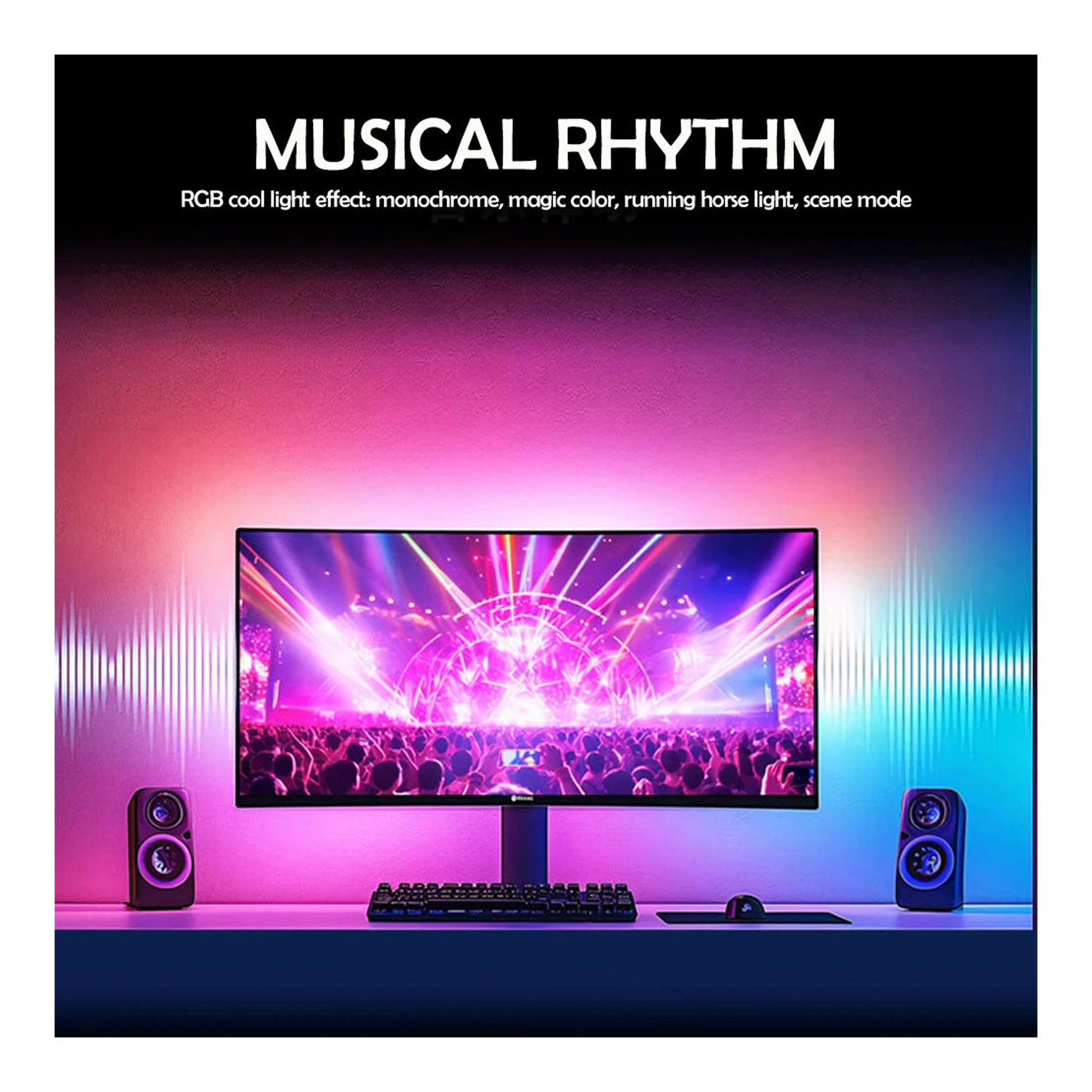 RGB gamer háttérfény szobába import termékfotó Candyland Tata - 3. kép