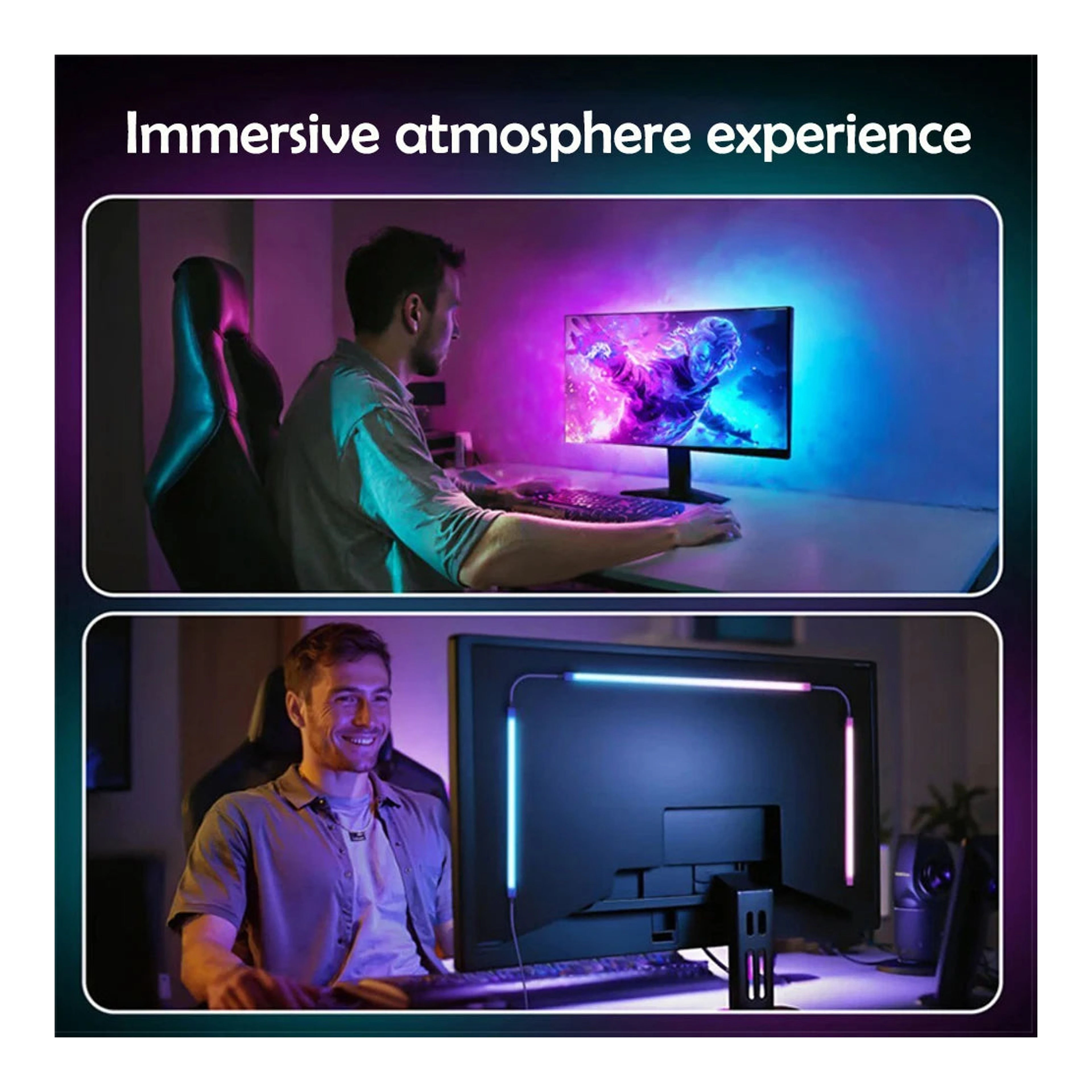 RGB gamer háttérfény szobába import termékfotó Candyland Tata - 6. kép