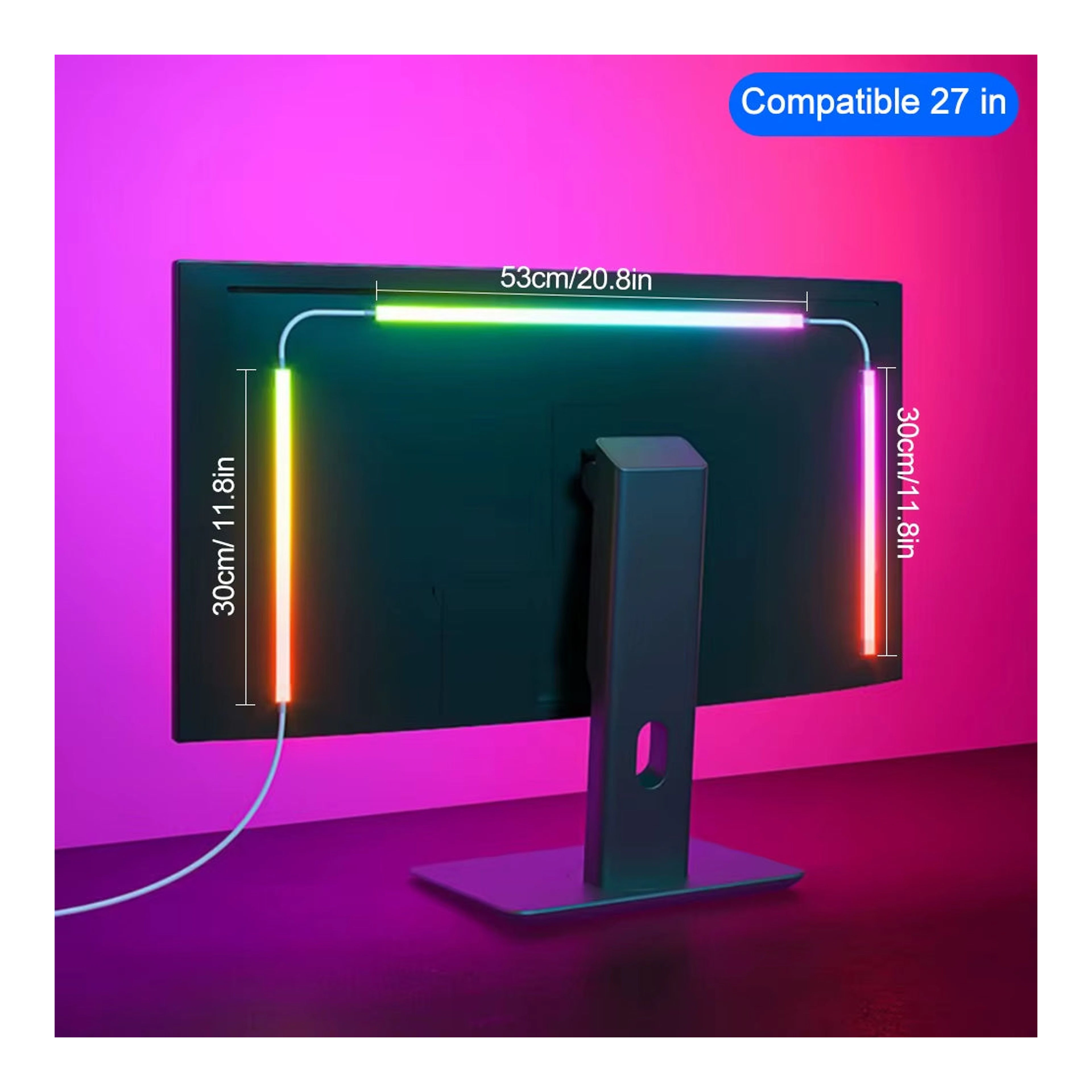 RGB gamer háttérfény szobába import termékfotó Candyland Tata - 10. kép