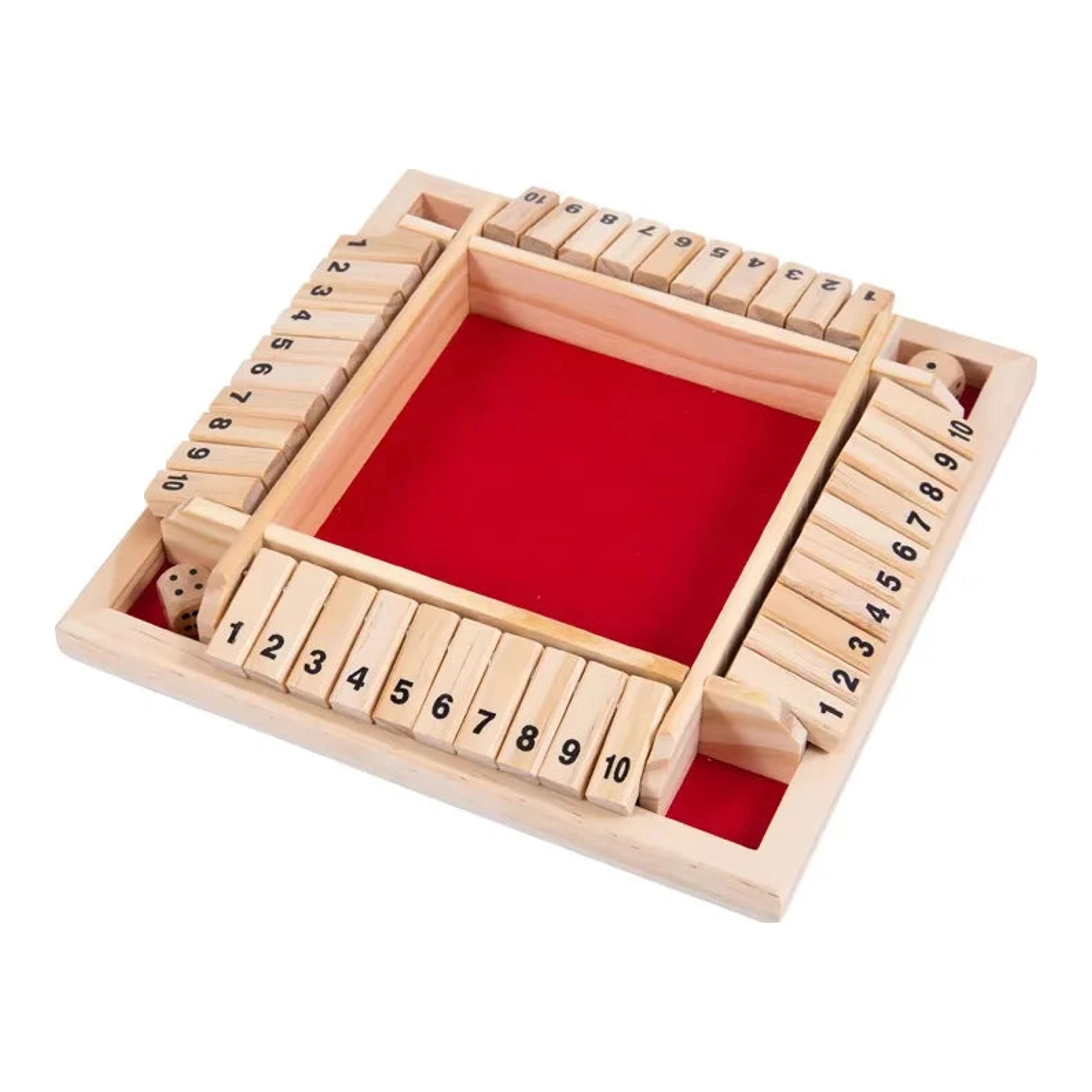 Shut the Box - fa dobókockás party játék import termékfotó Candyland Tata