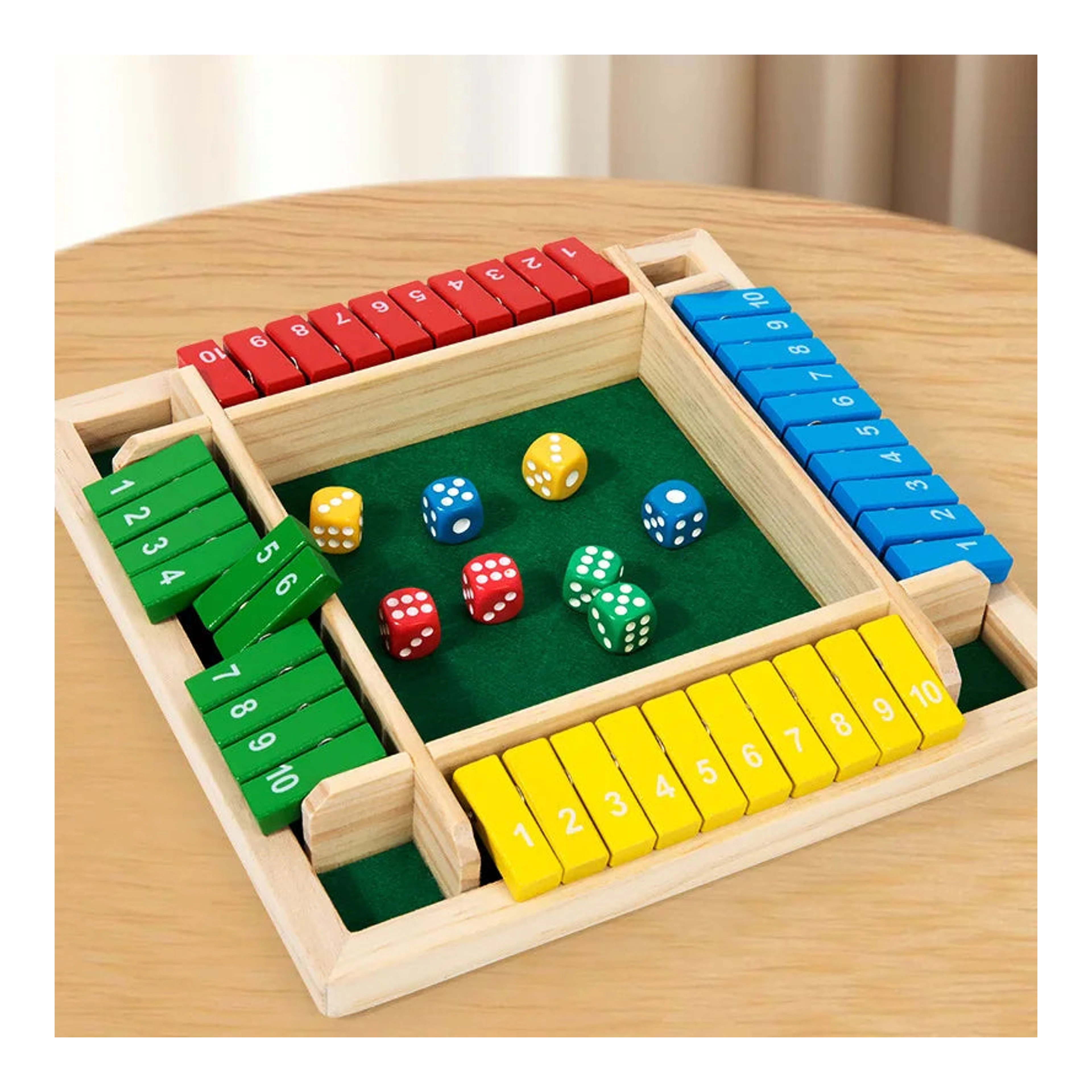 Shut the Box - fa dobókockás party játék import termékfotó Candyland Tata - 6. kép