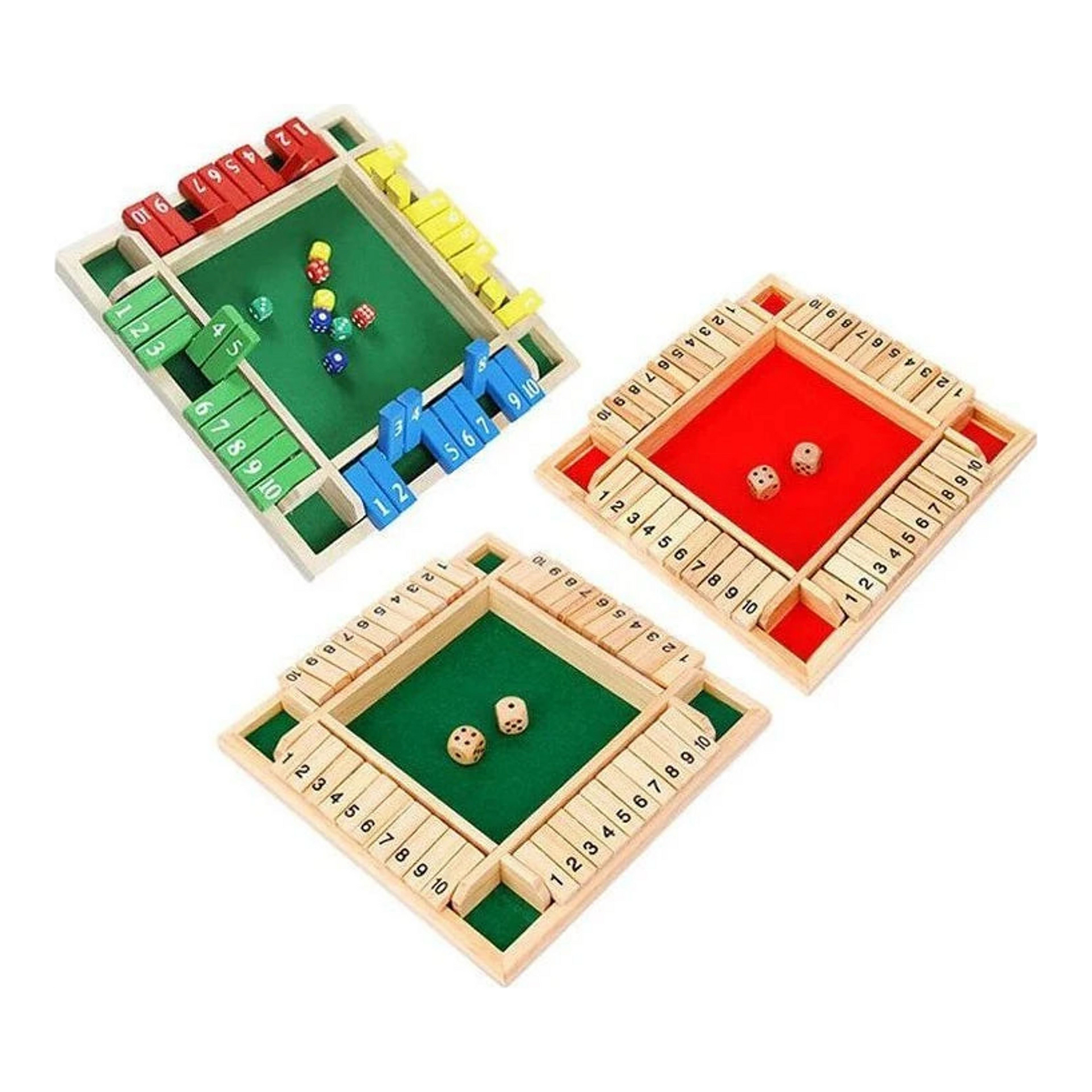 Shut the Box - fa dobókockás party játék import termékfotó Candyland Tata - 7. kép