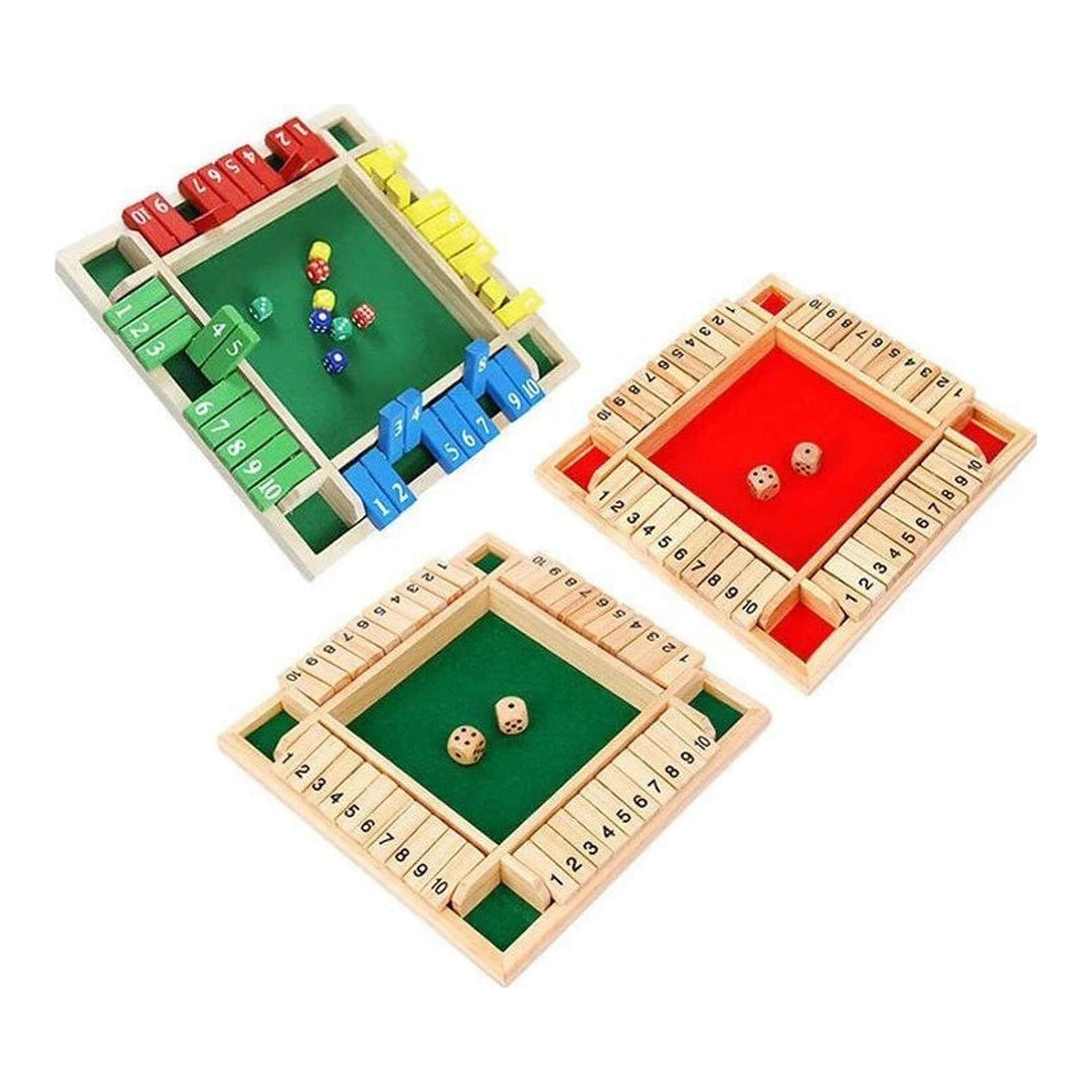 Shut the Box - fa dobókockás party játék import termékfotó Candyland Tata - 7. kép