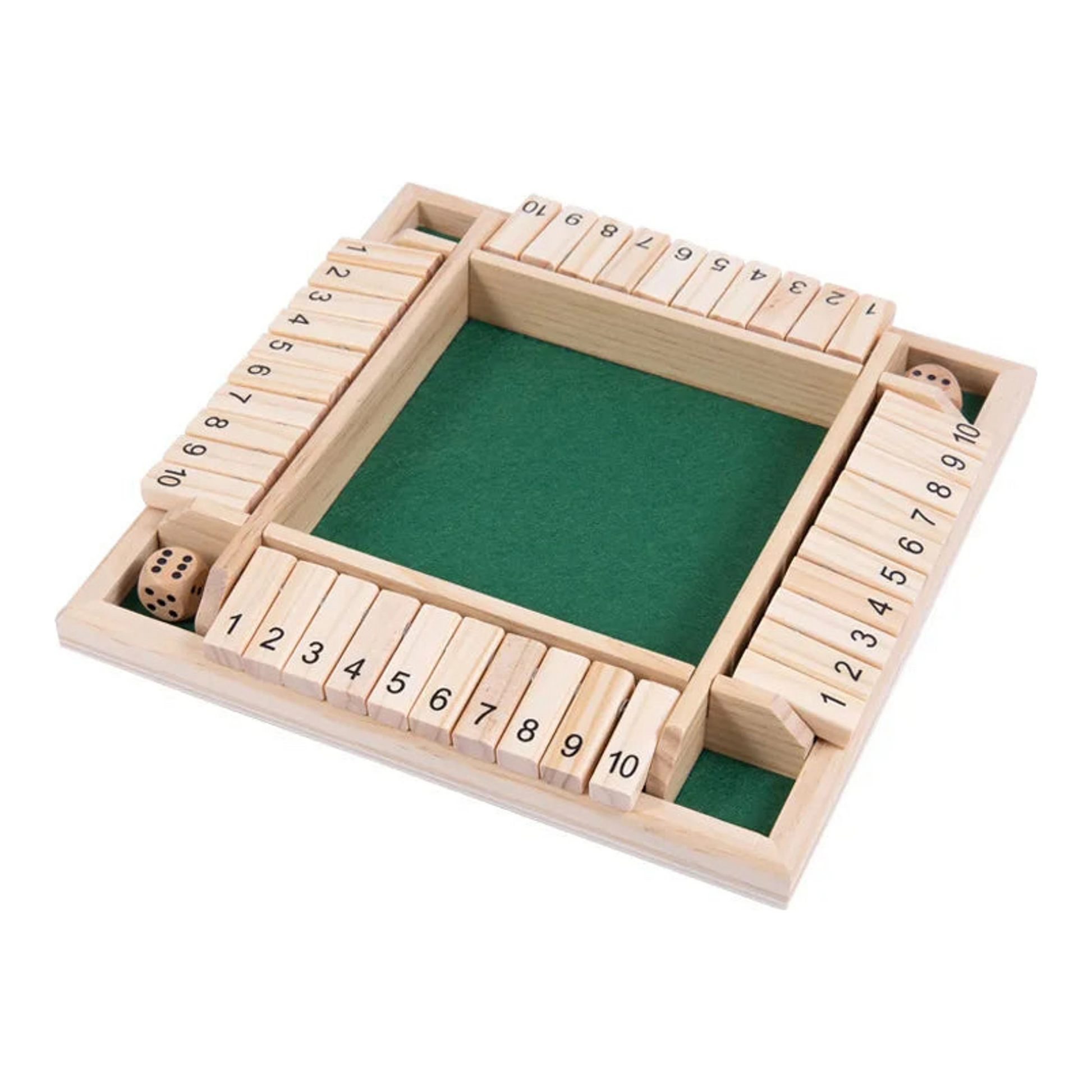 Shut the Box - fa dobókockás party játék import termékfotó Candyland Tata - 8. kép