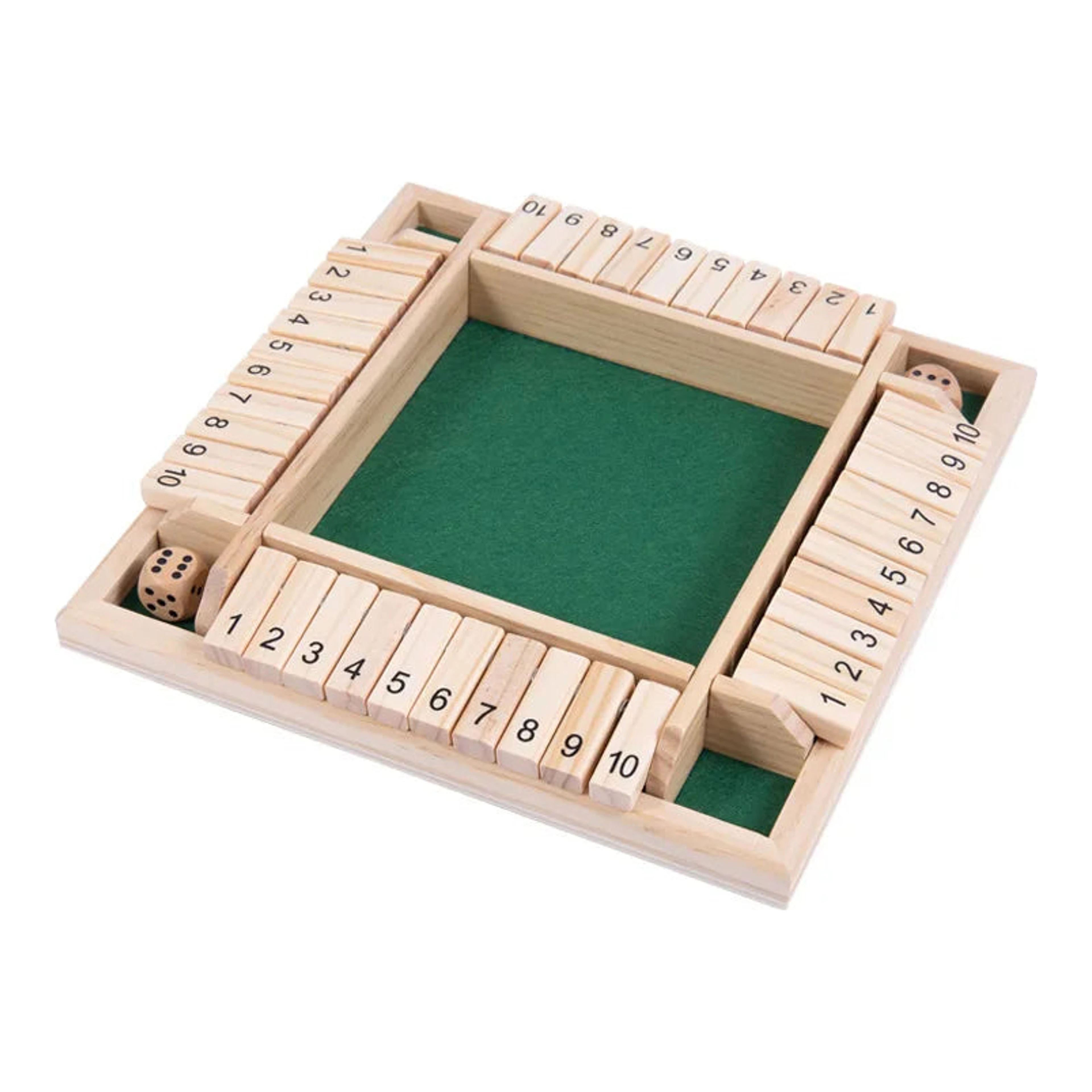 Shut the Box - fa dobókockás party játék import termékfotó Candyland Tata - 8. kép