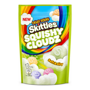 Skittles Squishy Cloudz Crazy Sours - Savanyú puha habos cukorka import termékfotó Candyland Tata