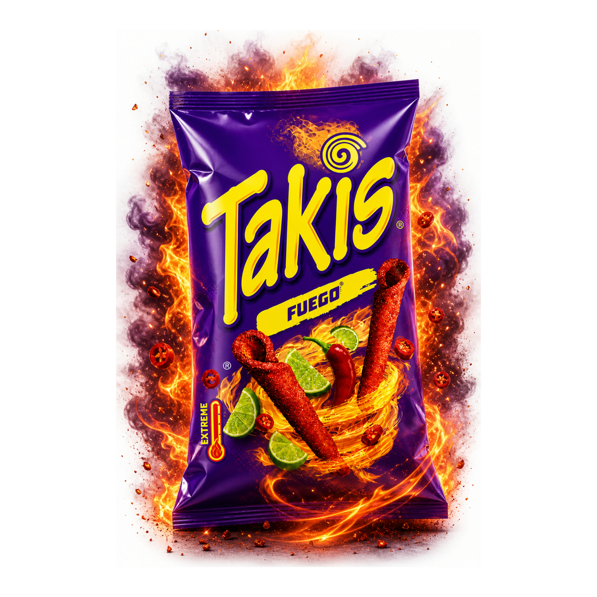 Takis 100 g Fuego import termékfotó Candyland Tata - 2. kép