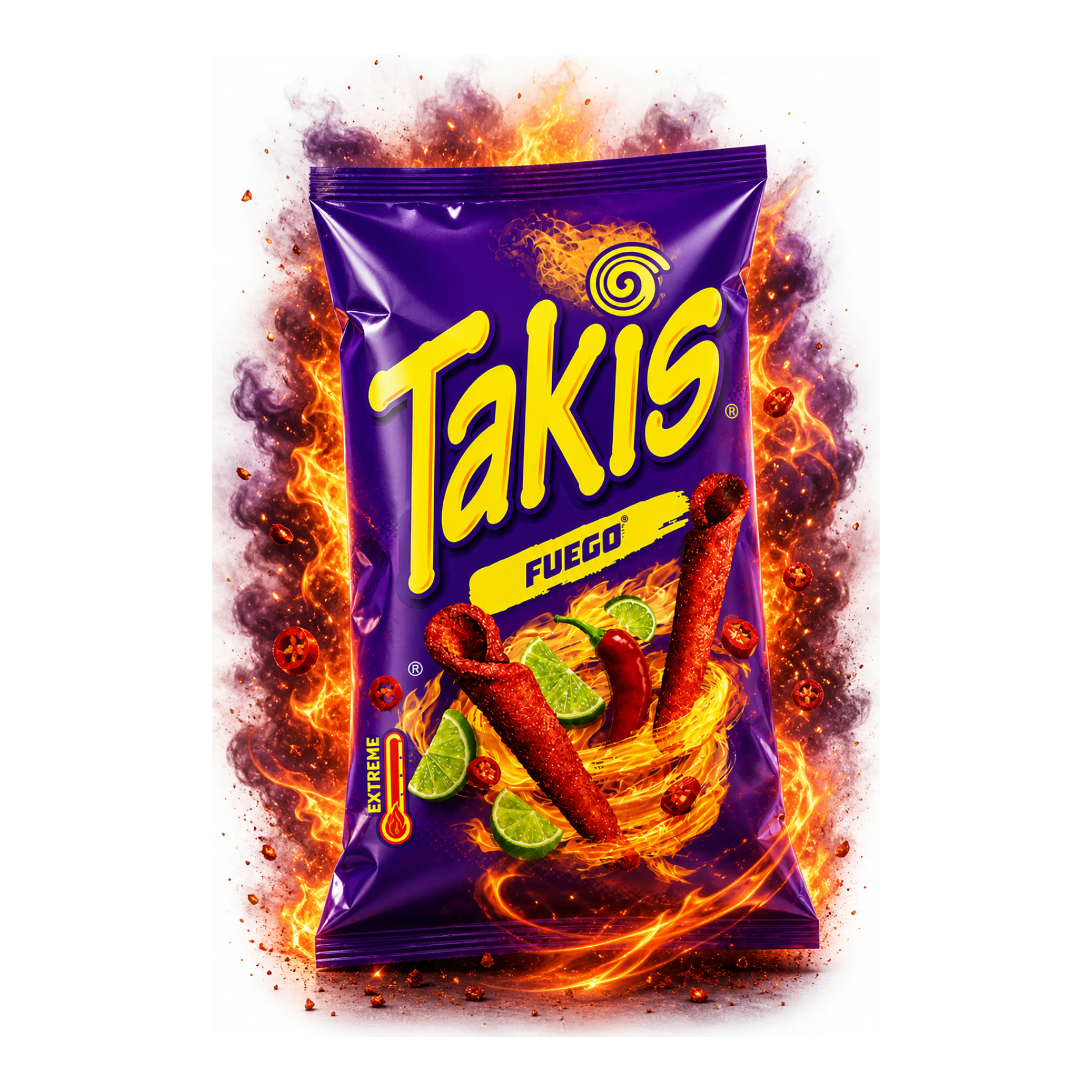 Takis 100 g Fuego import termékfotó Candyland Tata - 2. kép