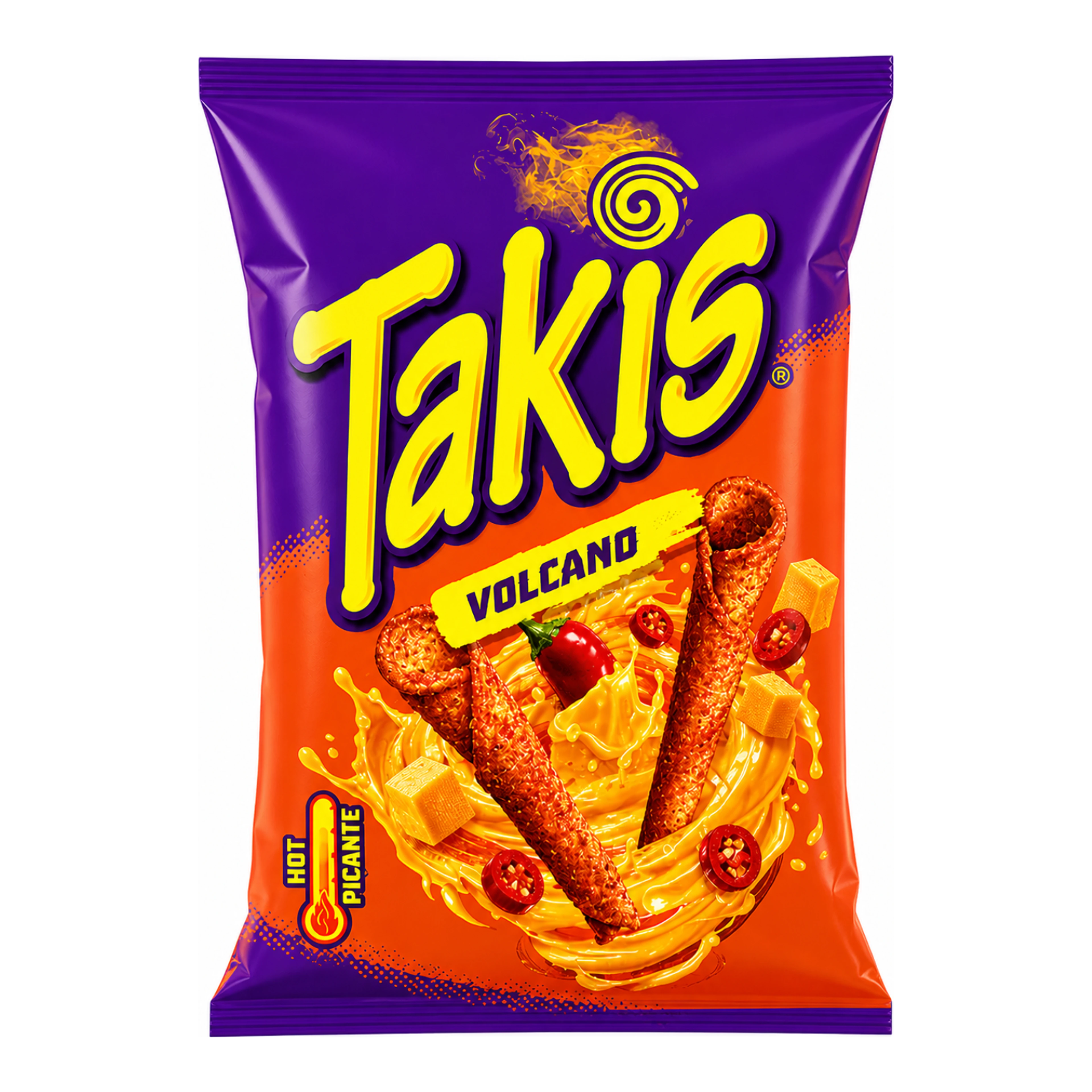 Takis Volcano Tortilla Chips import termékfotó Candyland Tata