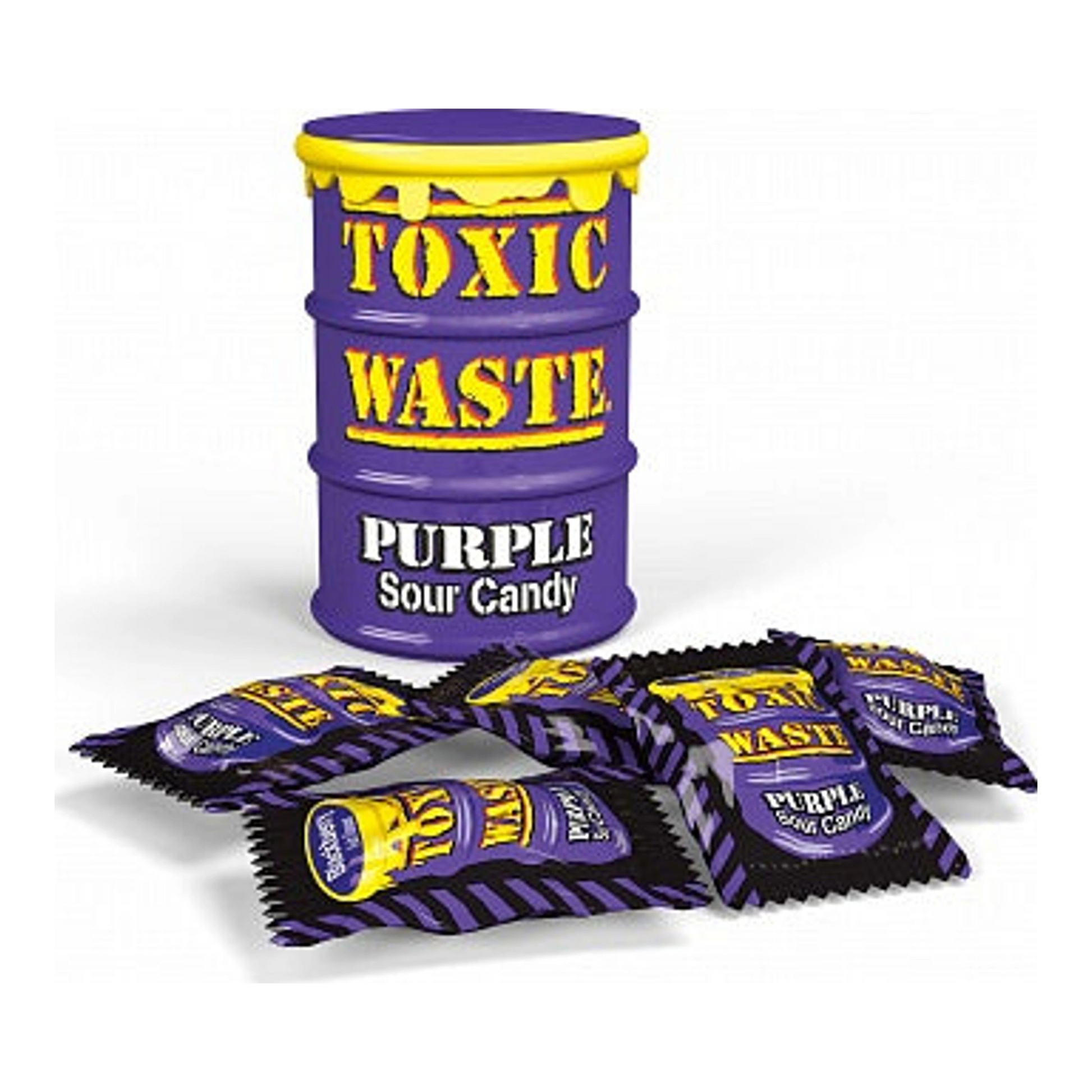 Toxic Waste Sour Candy Drum Purple 42 g import termékfotó Candyland Tata