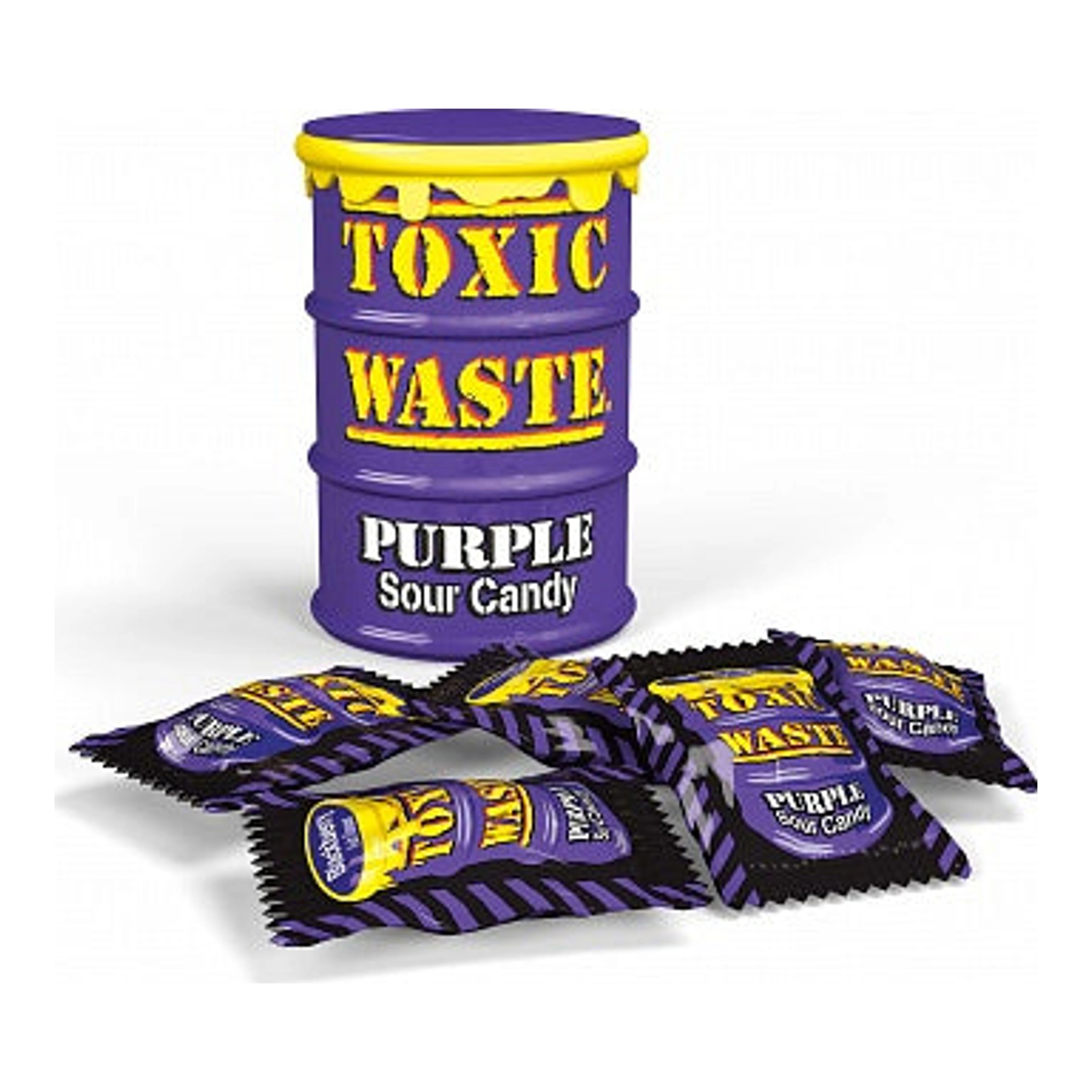 Toxic Waste Sour Candy Drum Purple 42 g import termékfotó Candyland Tata