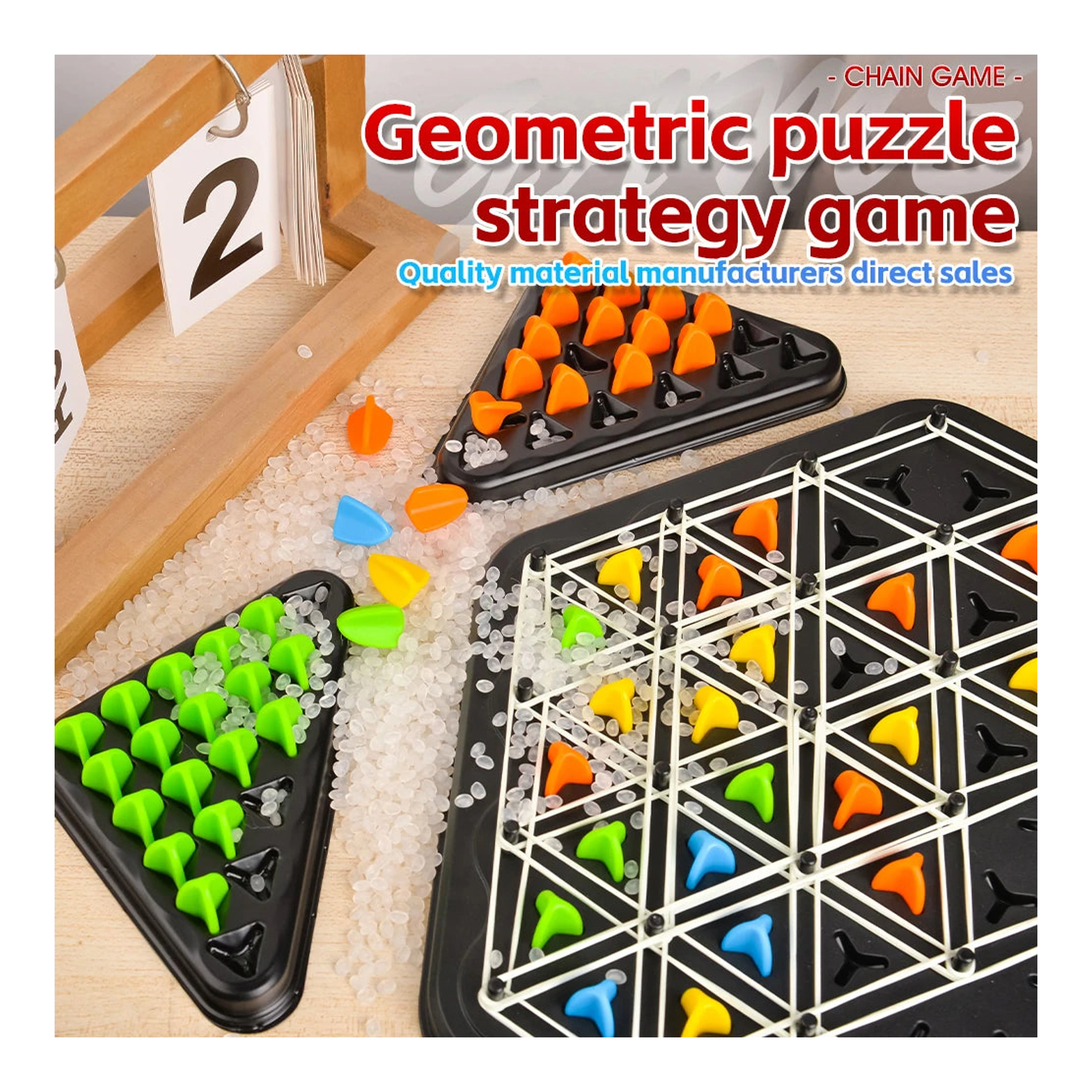 Triangle Link logikai party játék import termékfotó Candyland Tata - 5. kép