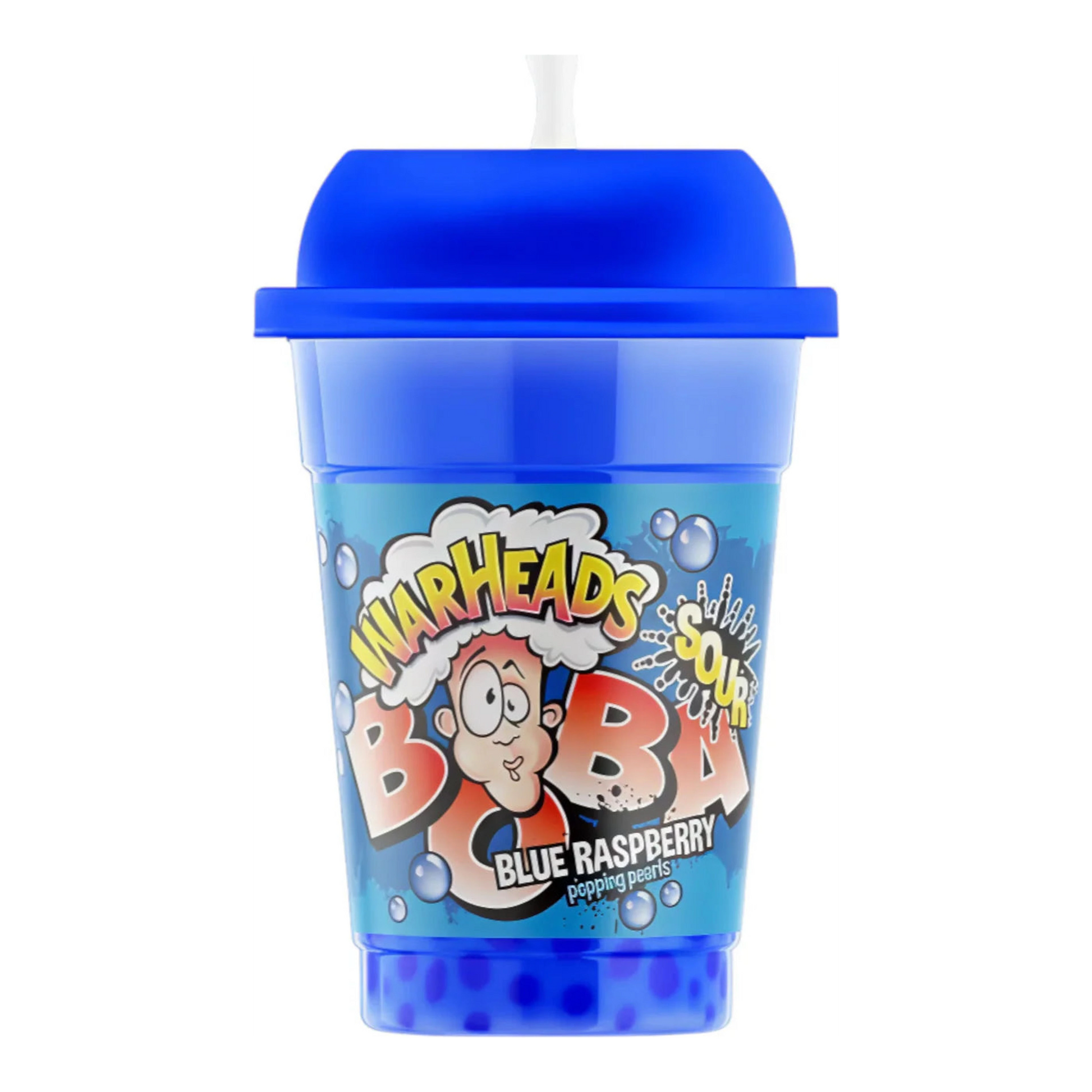 Warheads 400 ml Boba Sour Blue Raspberry import termékfotó Candyland Tata