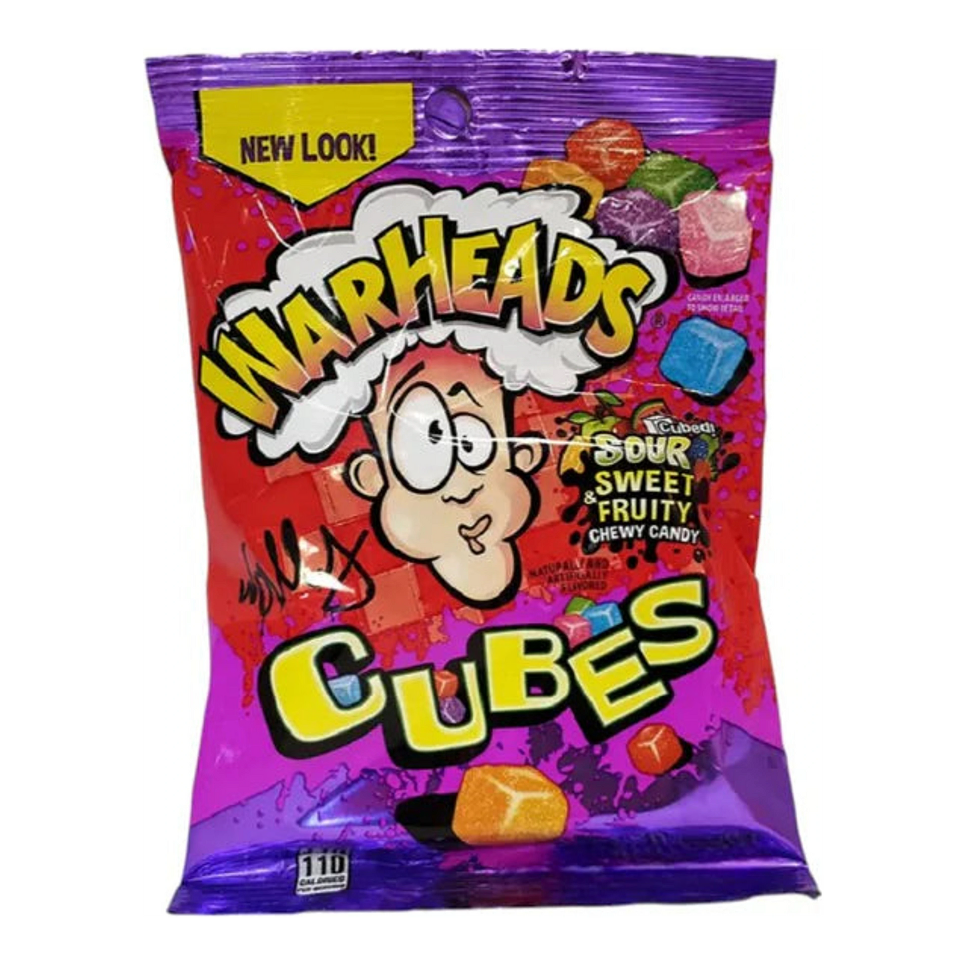 Warheads 99 g Cubes Peg Bag import termékfotó Candyland Tata