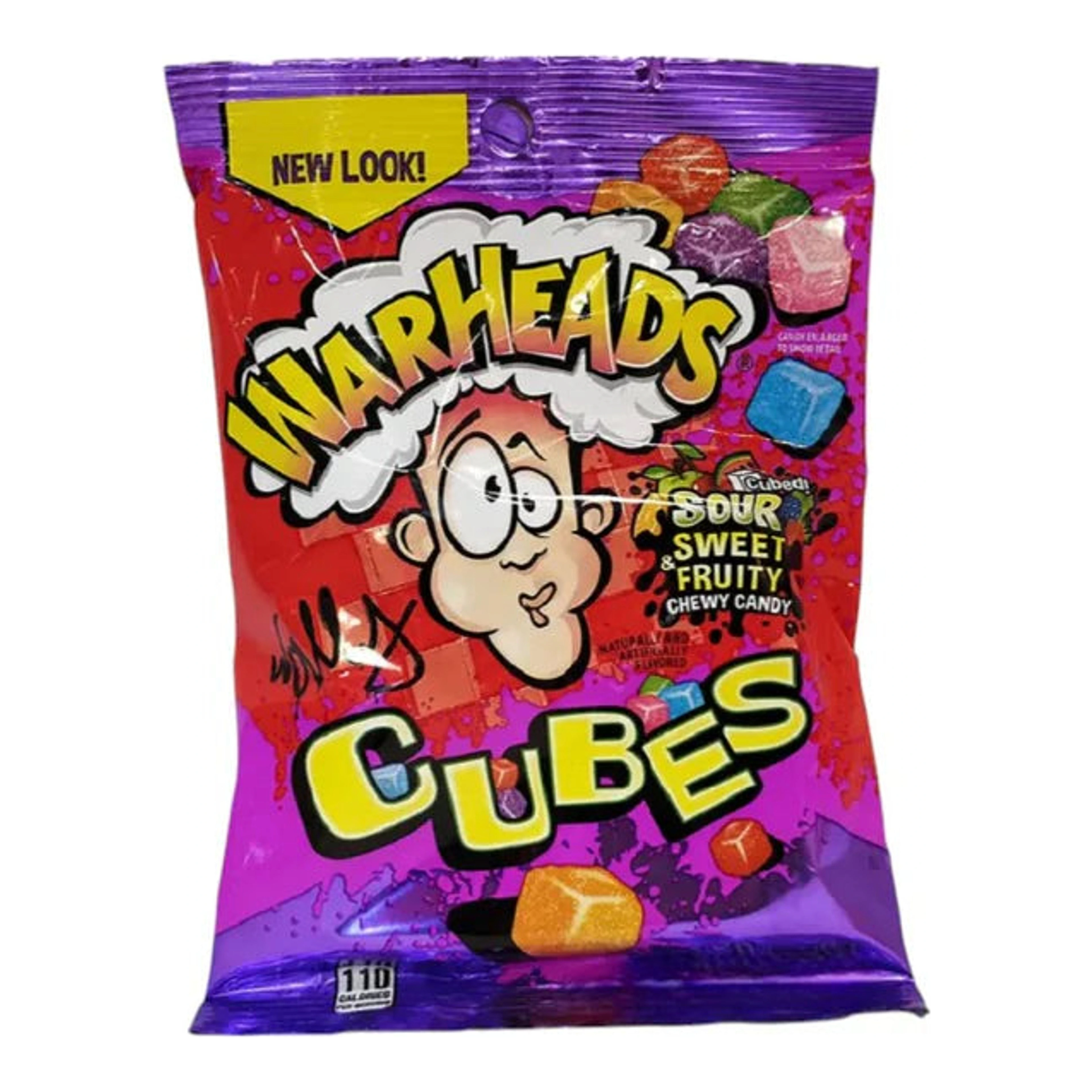 Warheads 99 g Cubes Peg Bag import termékfotó Candyland Tata