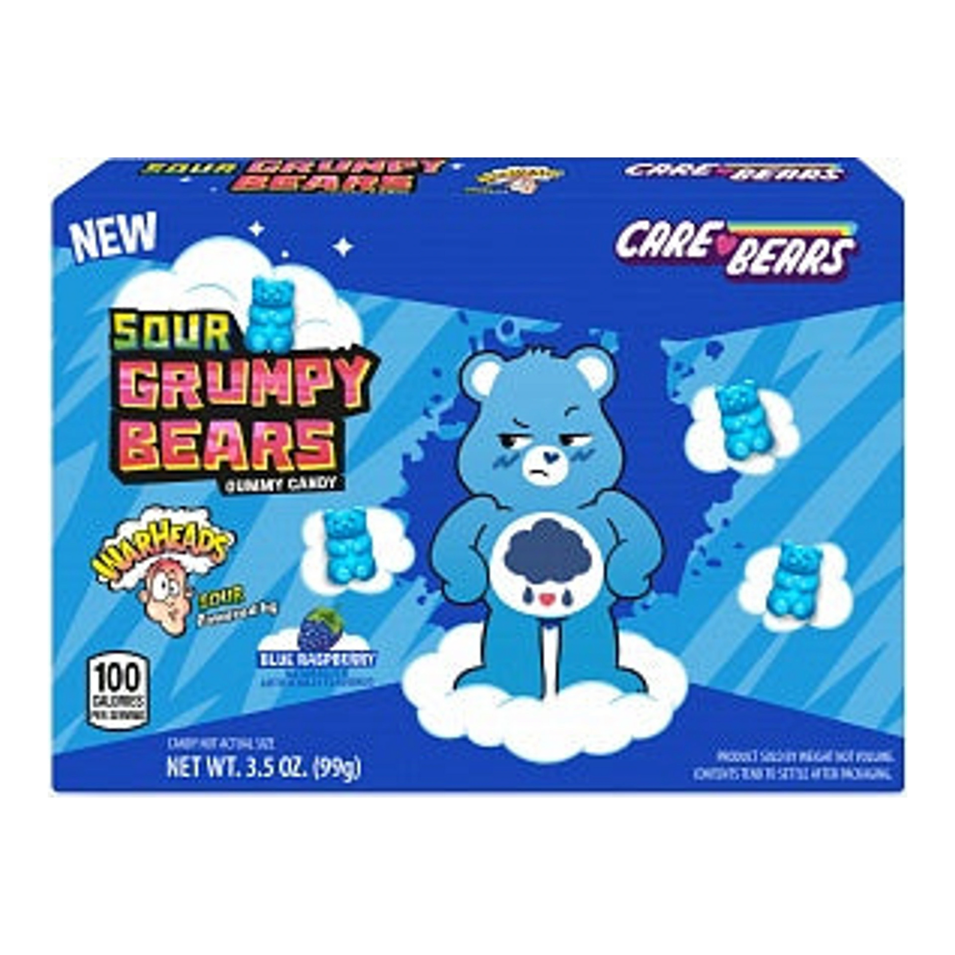 Warheads Care Bears Sour Grumpy Bears 99 g import termékfotó Candyland Tata