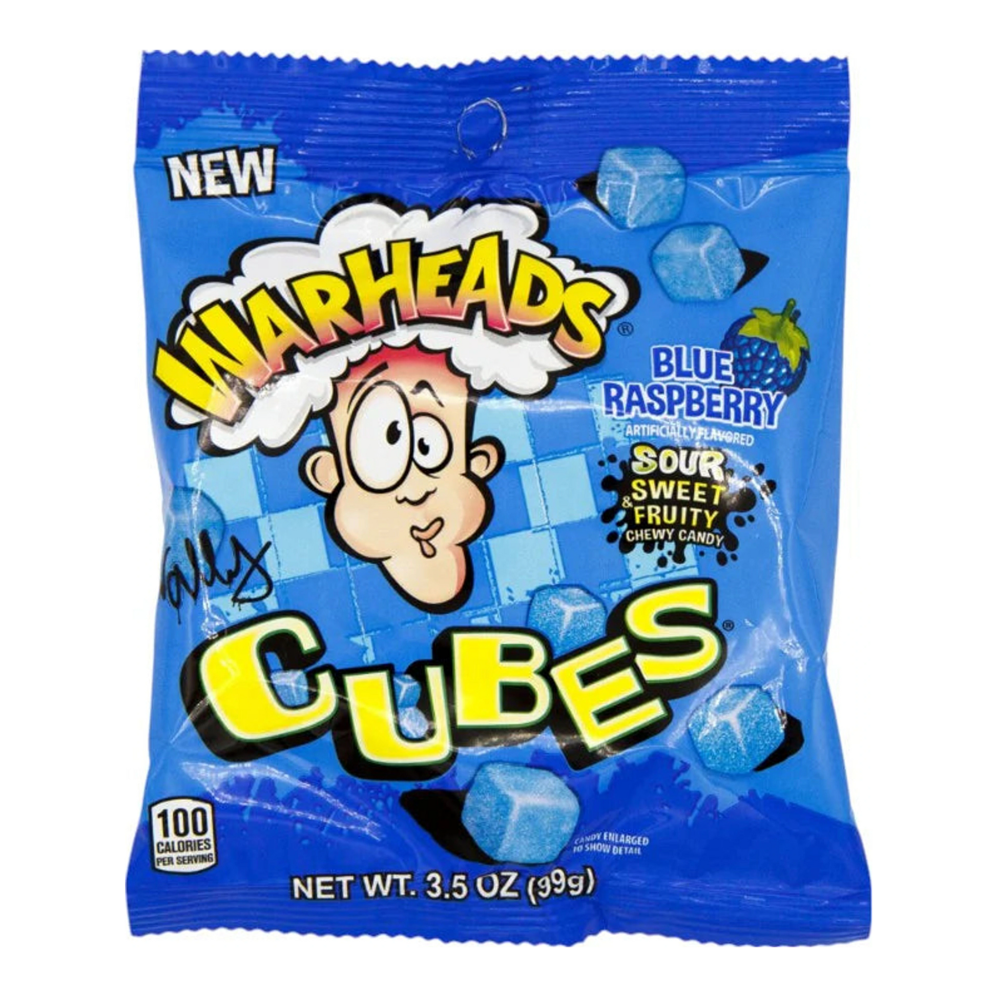 Warheads Cubes - Blue Raspberry 99 g (EU) import termékfotó Candyland Tata