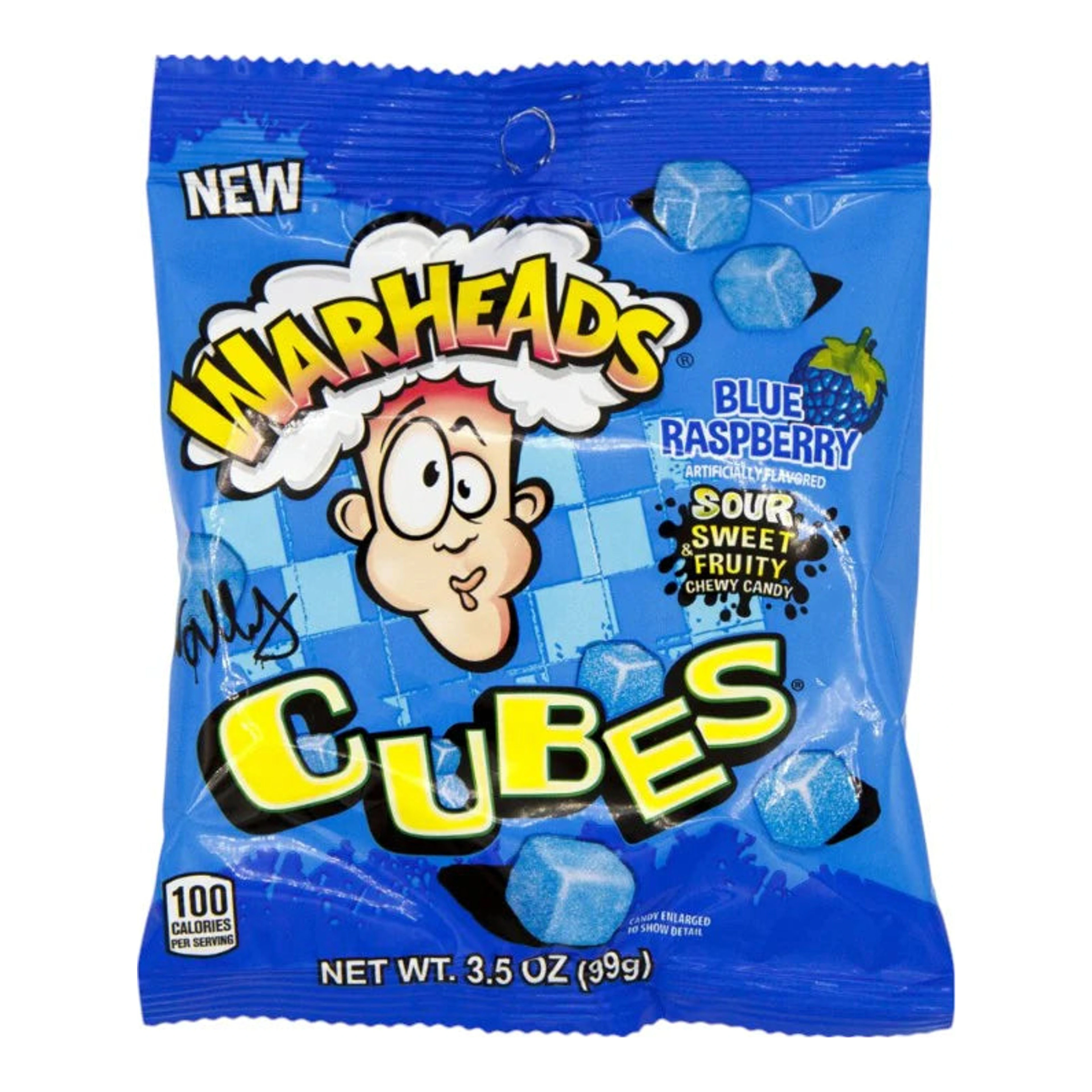 Warheads Cubes - Blue Raspberry 99 g (EU) import termékfotó Candyland Tata