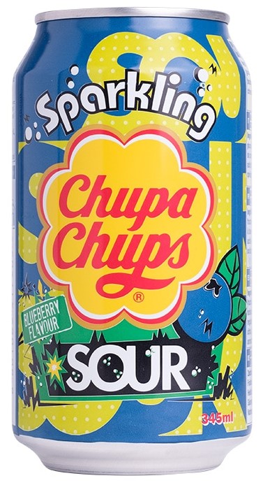 Chupa Chups Sour áfonyás ízesítésű