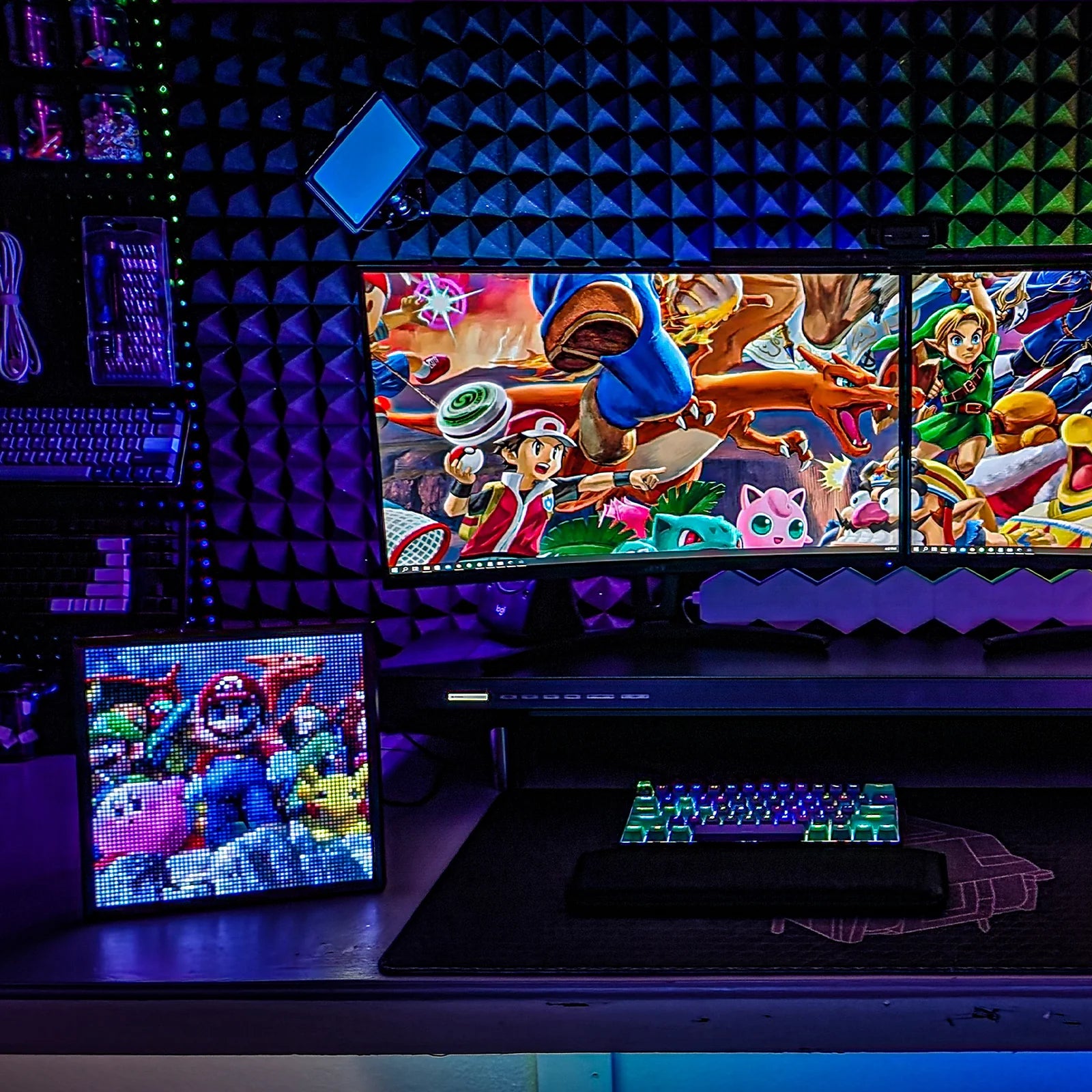 Divoom Pixoo64Ⅱ 64X64 Pixel Art LED Display Social Media Counter