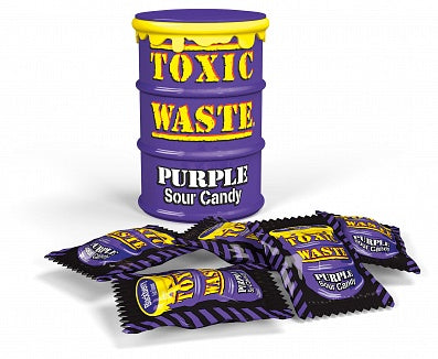 Toxic Waste Sour Candy Drum Purple 42g