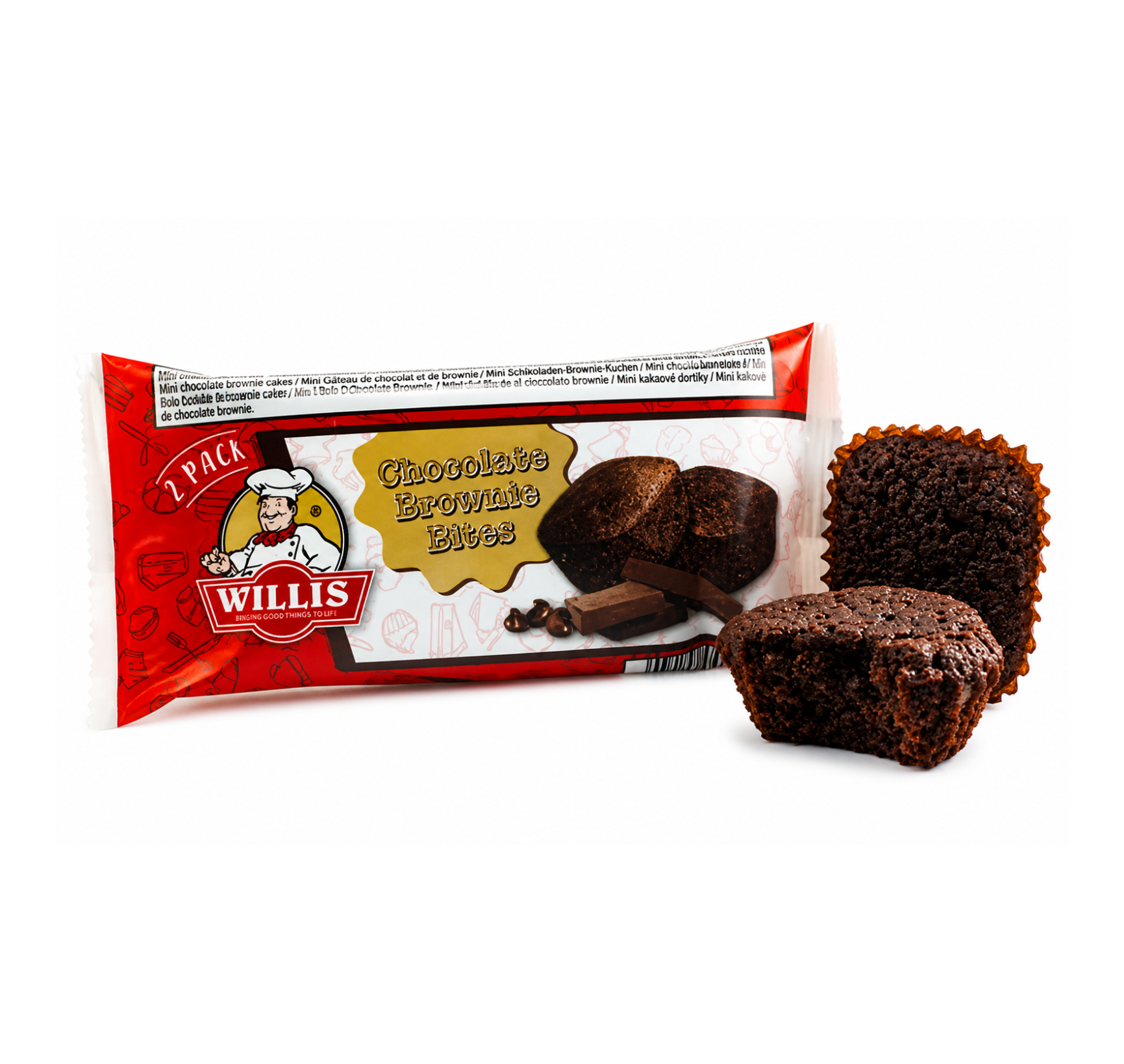 Willis Chocolate Brownie Bites 2 Pack – Puha csokis brownie falatok