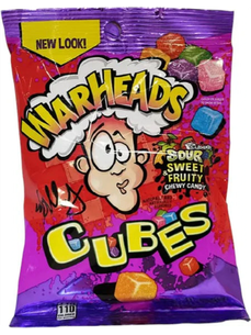 Warheads 99 g Cubes Peg Bag